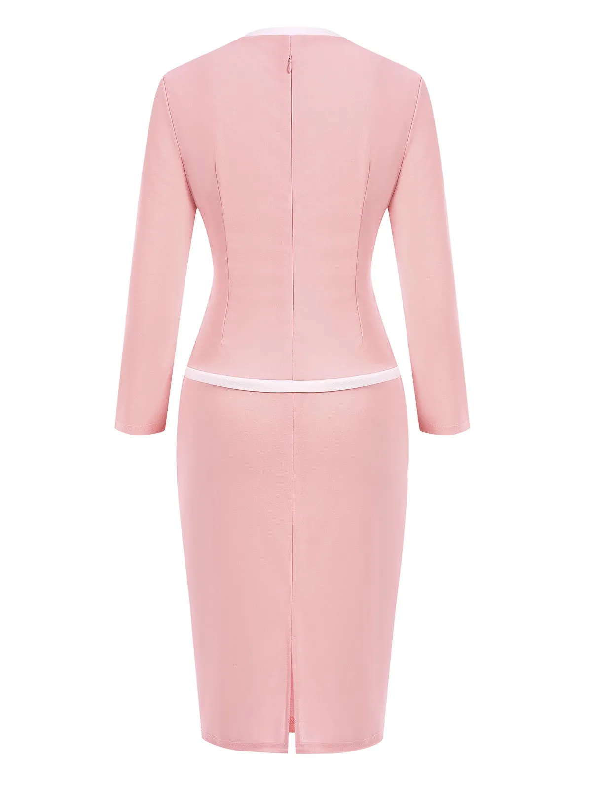 1960s Vintage Fake-Two Pieces Pencil Dress sold by Retro Stage product image thumbnail 2