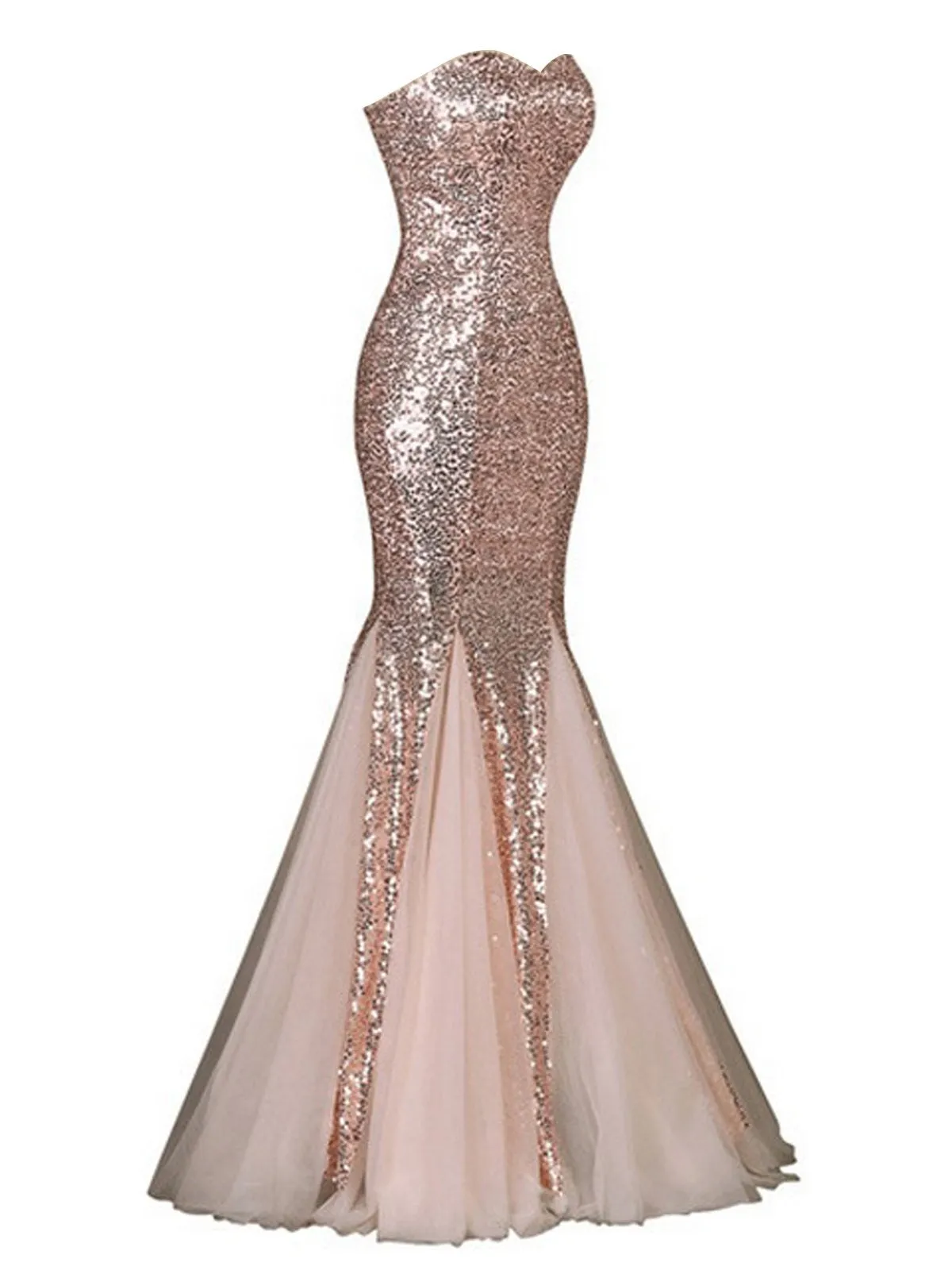 1930s Vintage Sequin Strapless Dress sold by Retro Stage product image thumbnail 4