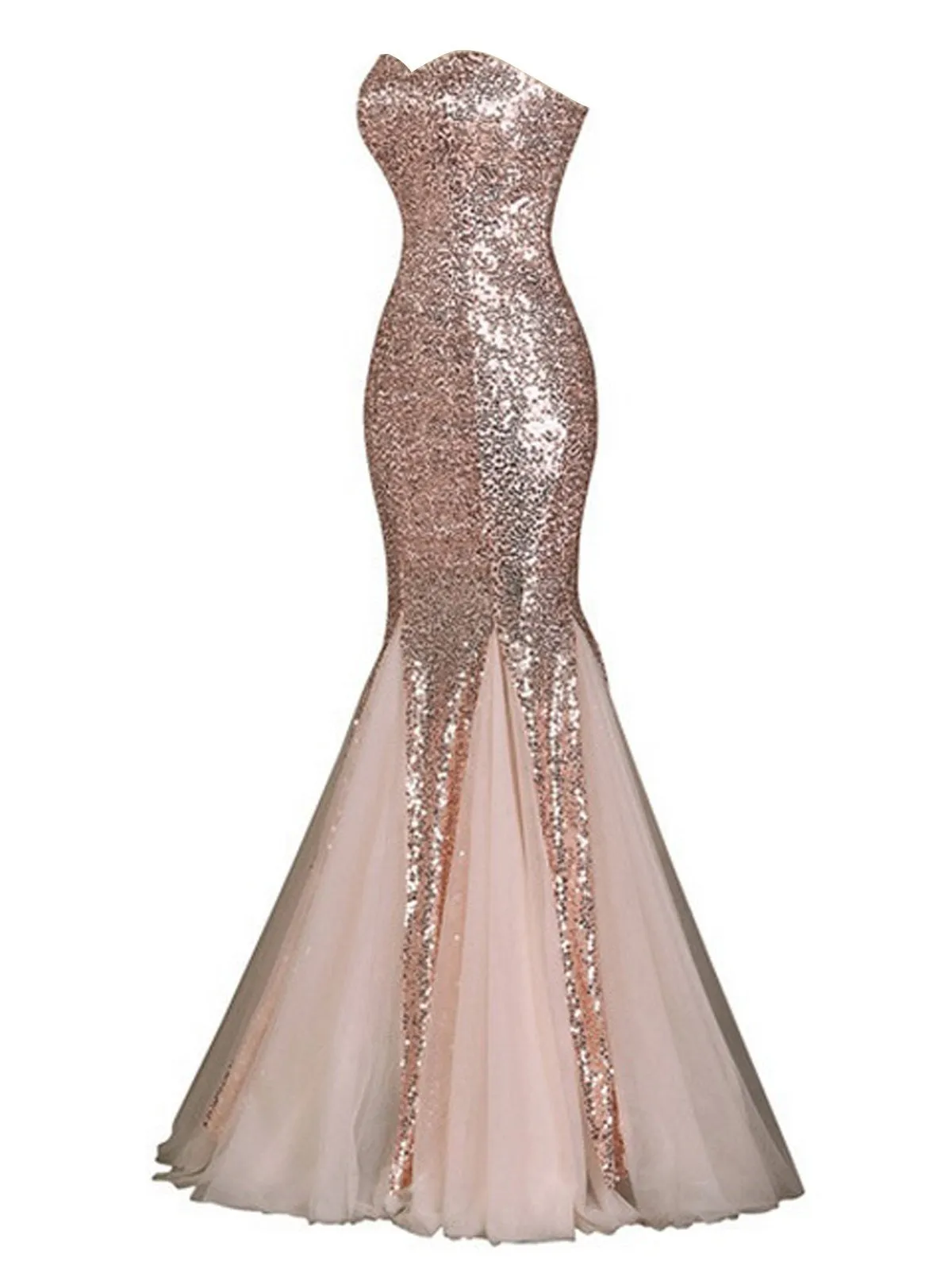 1930s Vintage Sequin Strapless Dress sold by Retro Stage product image thumbnail 5