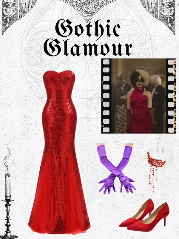 1930s Vintage Sequin Strapless Dress sold by Retro Stage