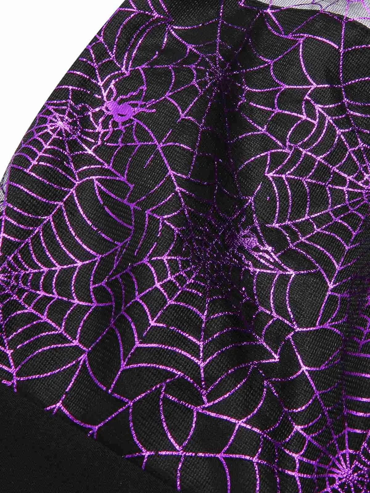 Black 1950s Spiderweb Laser Mesh Halter Romper sold by Retro Stage product image thumbnail 5