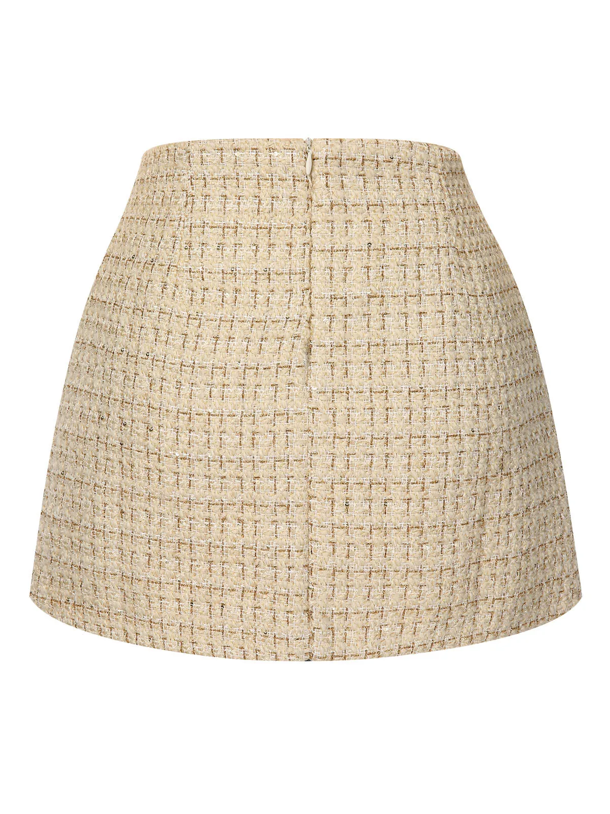 1960s A-Line Button Solid Skirt sold by Retro Stage product image thumbnail 4