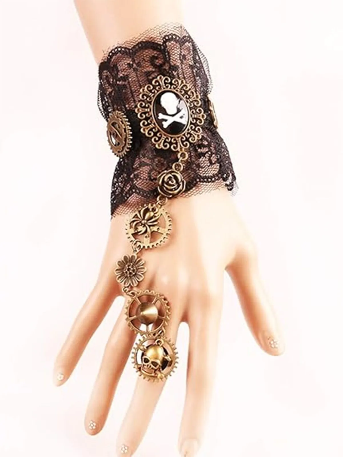 Retro Halloween Gear Steampunk Bracelet sold by Retro Stage product image thumbnail 2