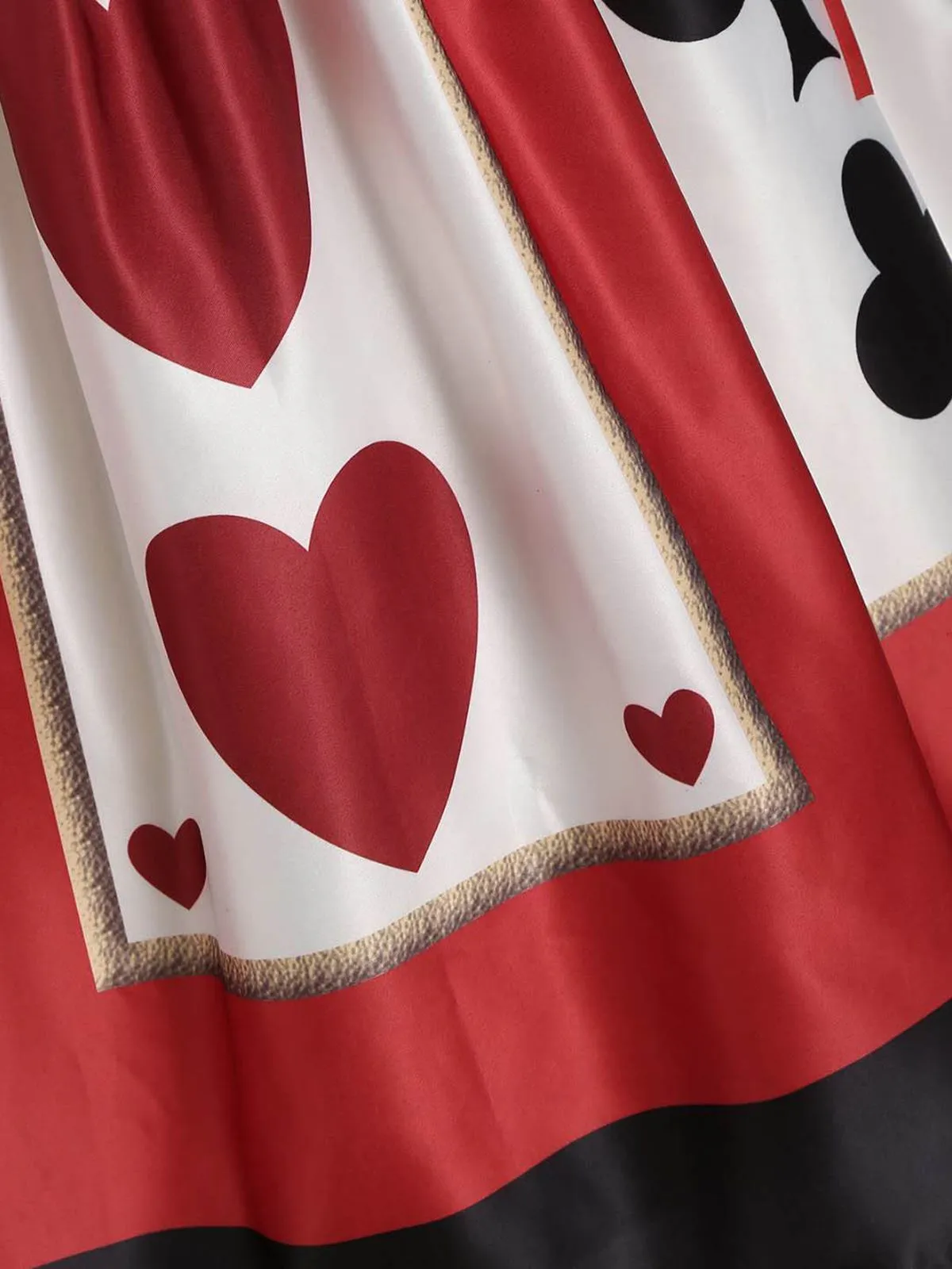 Red 1950s Strap Poker Costume Dress sold by Retro Stage product image thumbnail 4