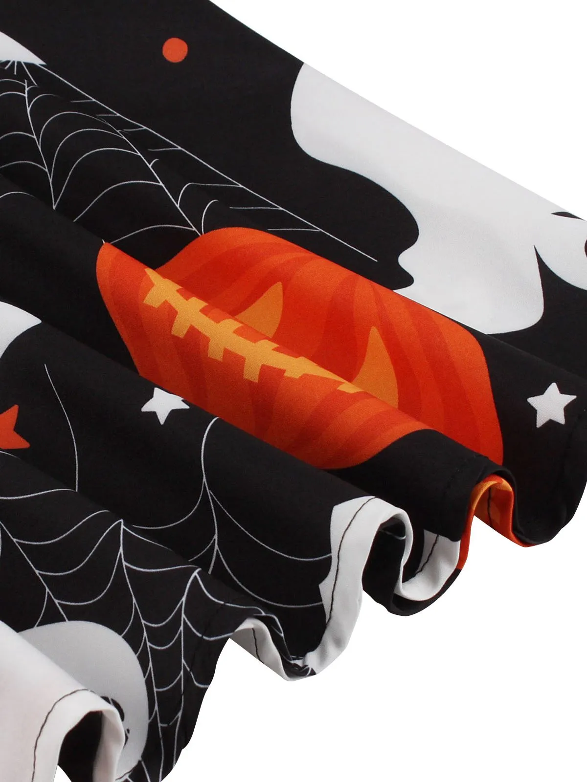 1950s Halloween Patchwork Sleeveless Dress sold by Retro Stage product image thumbnail 4