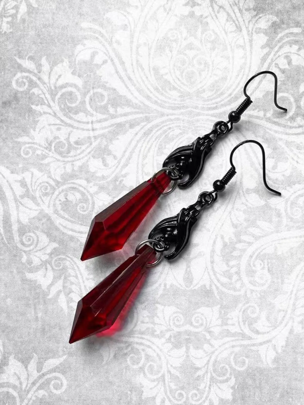 Retro Halloween Gothic Dangle Earrings sold by Retro Stage