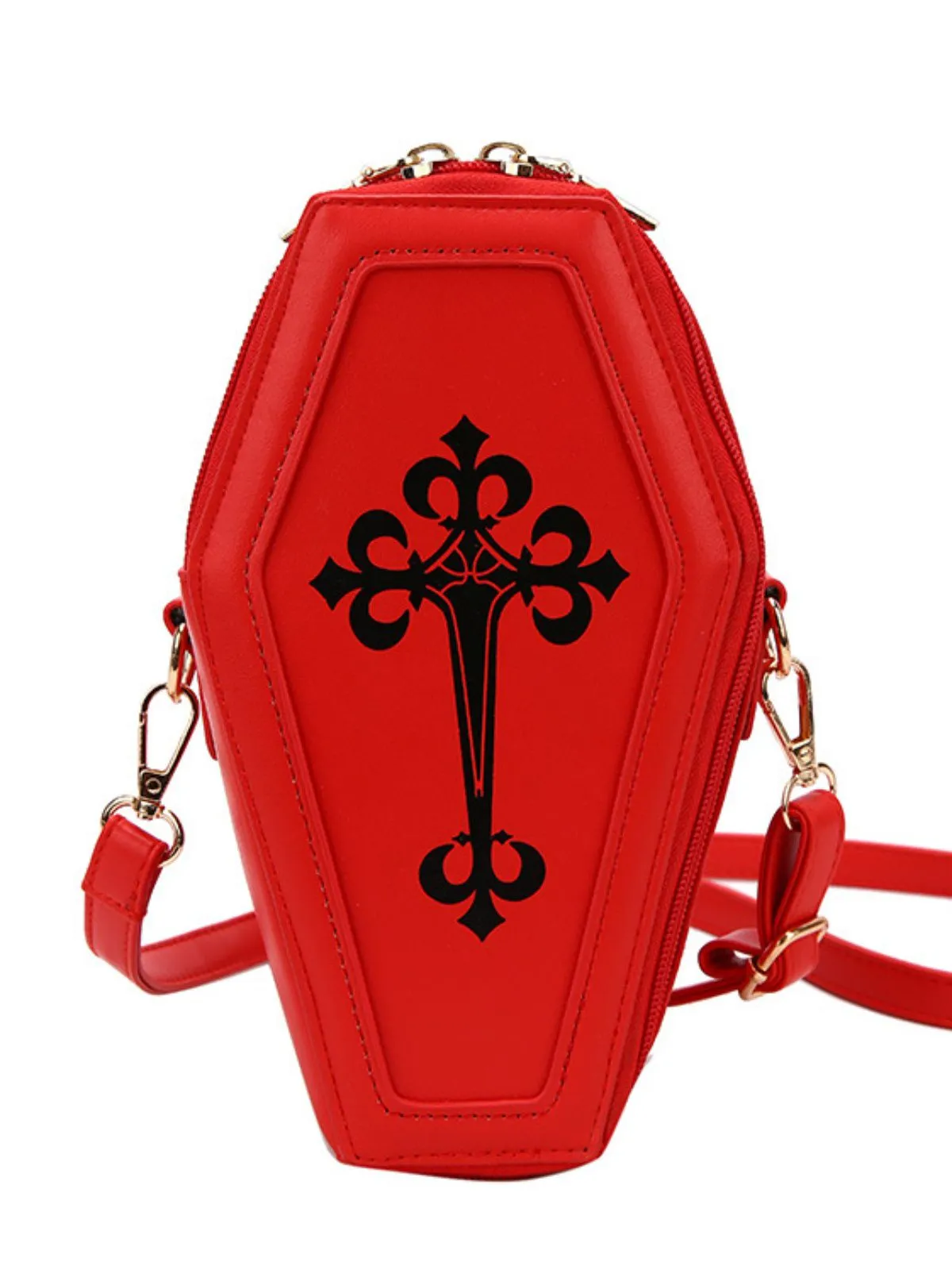 Halloween Latin Cross Coffin Bag sold by Retro Stage product image thumbnail 3