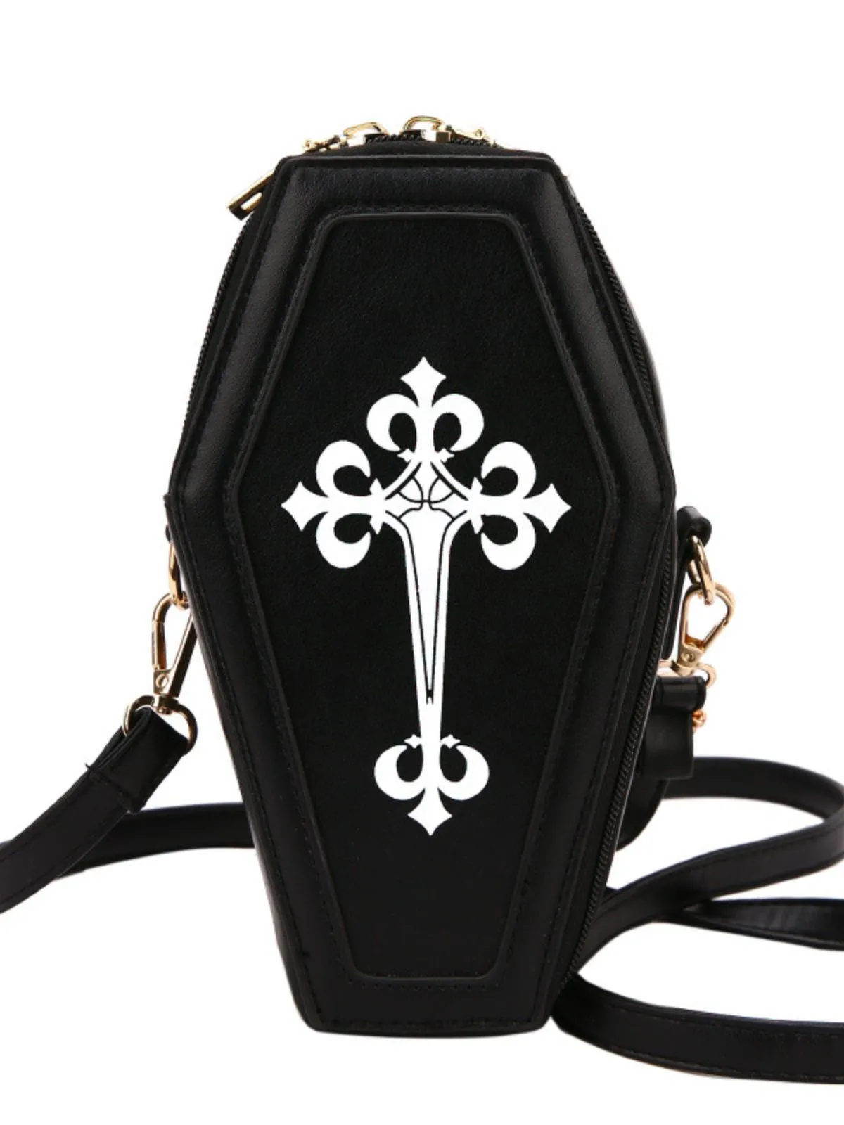 Halloween Latin Cross Coffin Bag sold by Retro Stage