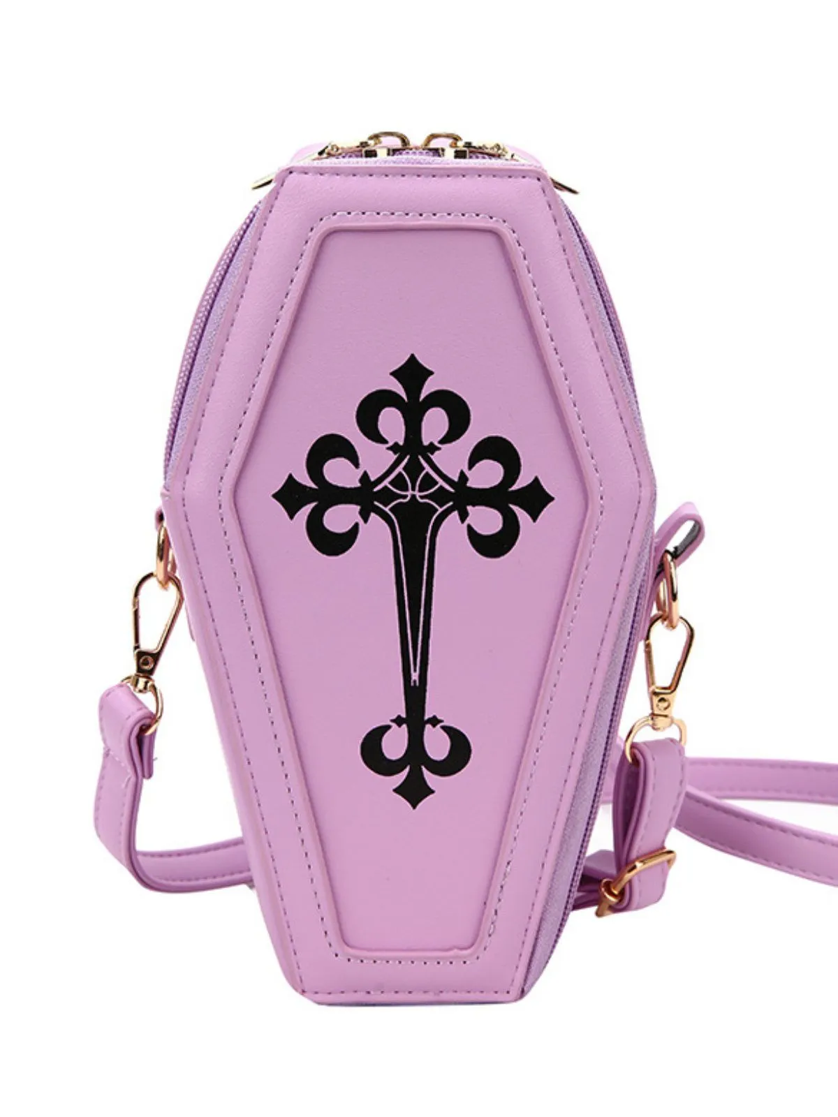 Halloween Latin Cross Coffin Bag sold by Retro Stage product image thumbnail 4