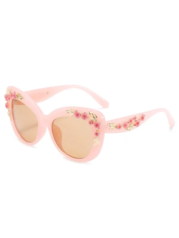 Floral Plastic Gradient Sunglasses sold by Retro Stage