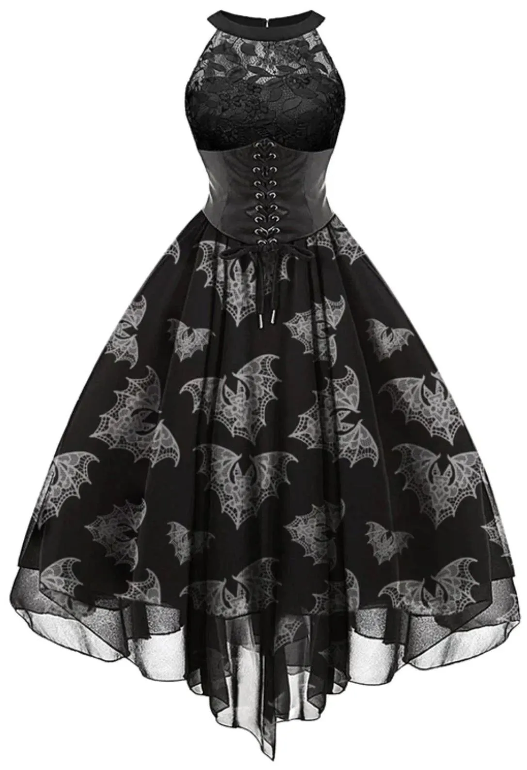 Halloween Gothic Steampunk Lace Dress sold by Retro Stage product image thumbnail 2