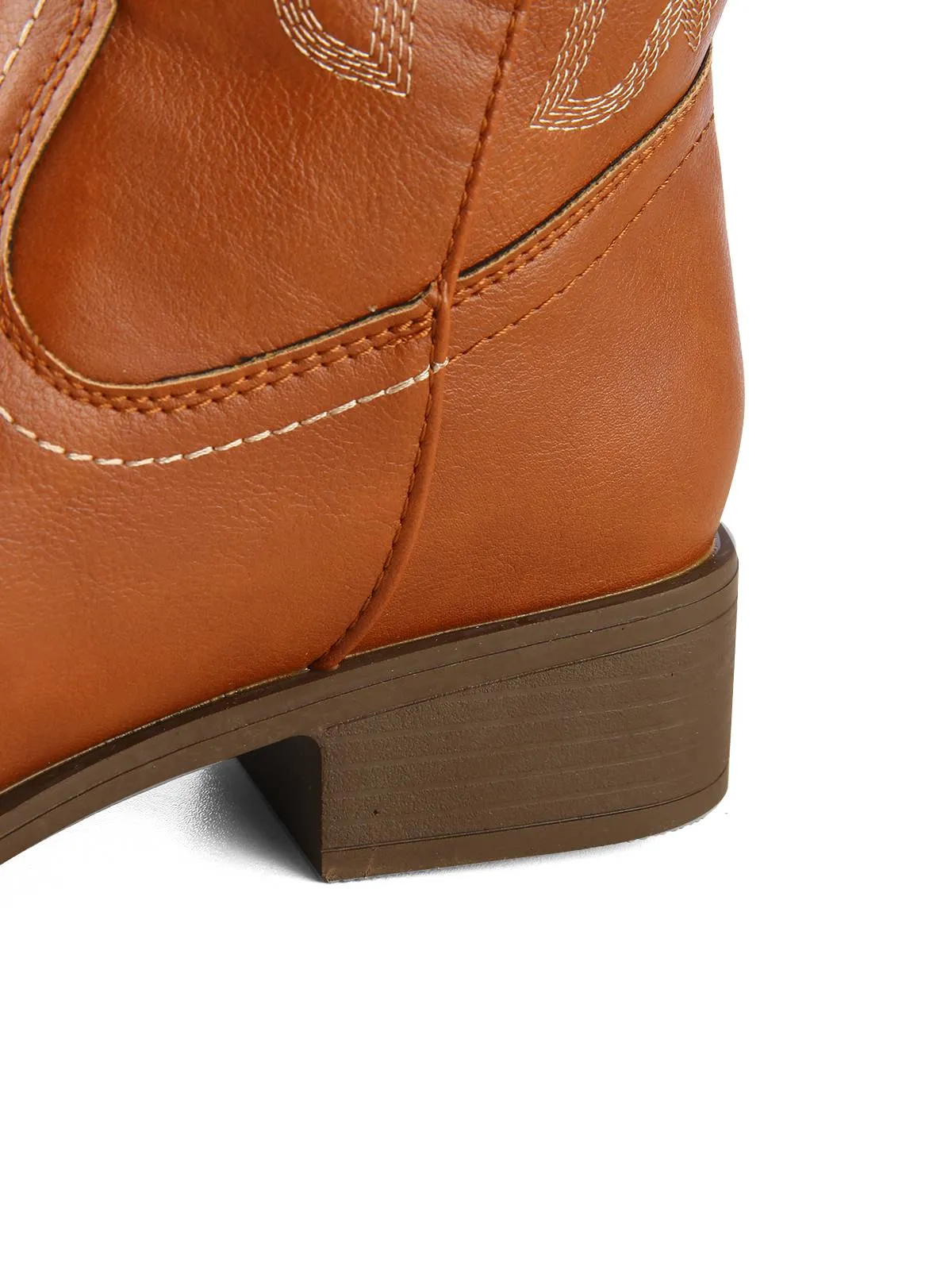 Retro Embroidered Leather Calf Cowboy Boots sold by Retro Stage product image thumbnail 5