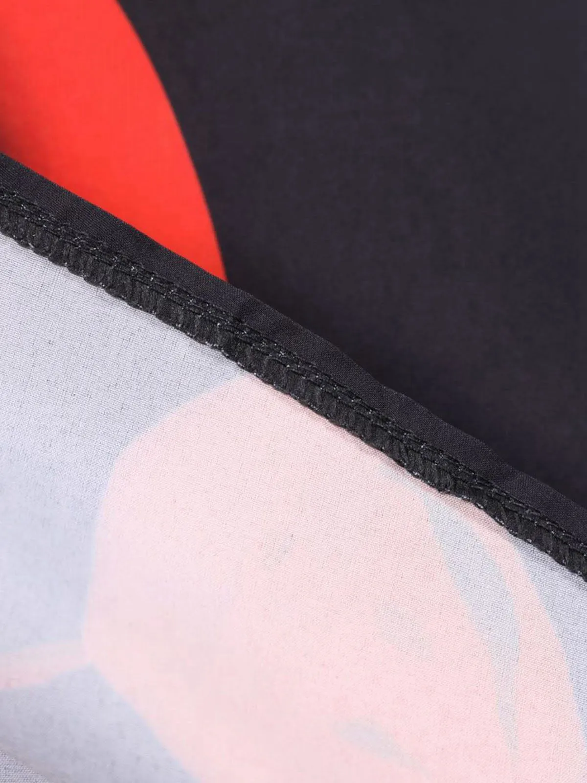 Black 1950s Halloween Lace Sleeves Patchwork Dress sold by Retro Stage product image thumbnail 4