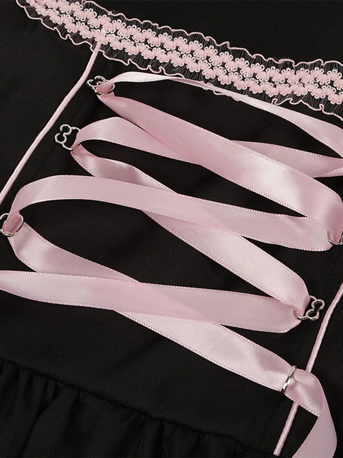 2PCS Black 1950s Oktoberfest Dress With Embroidered Apron sold by Retro Stage product image thumbnail 5