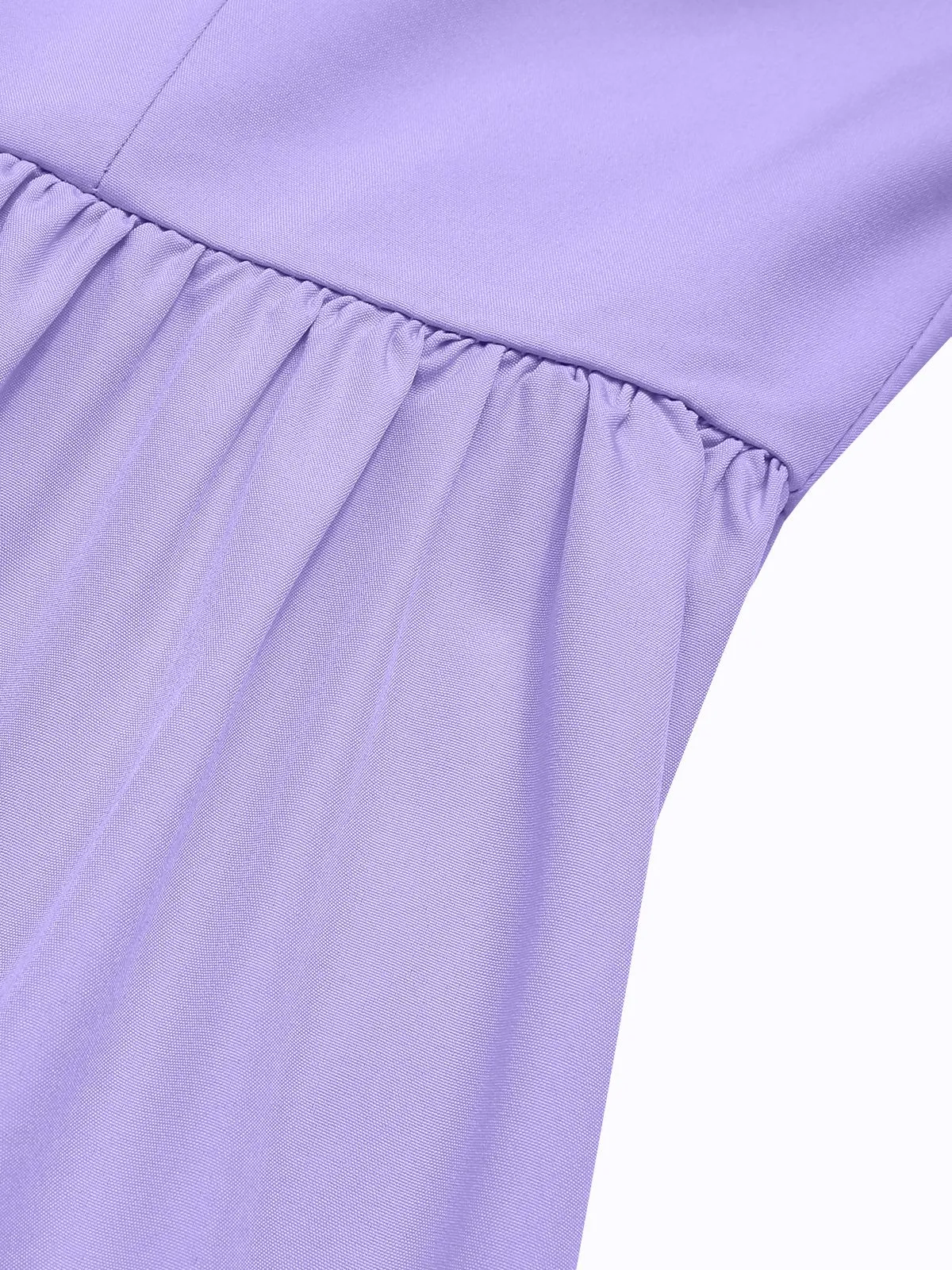 1940s U-Neck Spaghetti Strap Pleated Dress sold by Retro Stage product image thumbnail 5