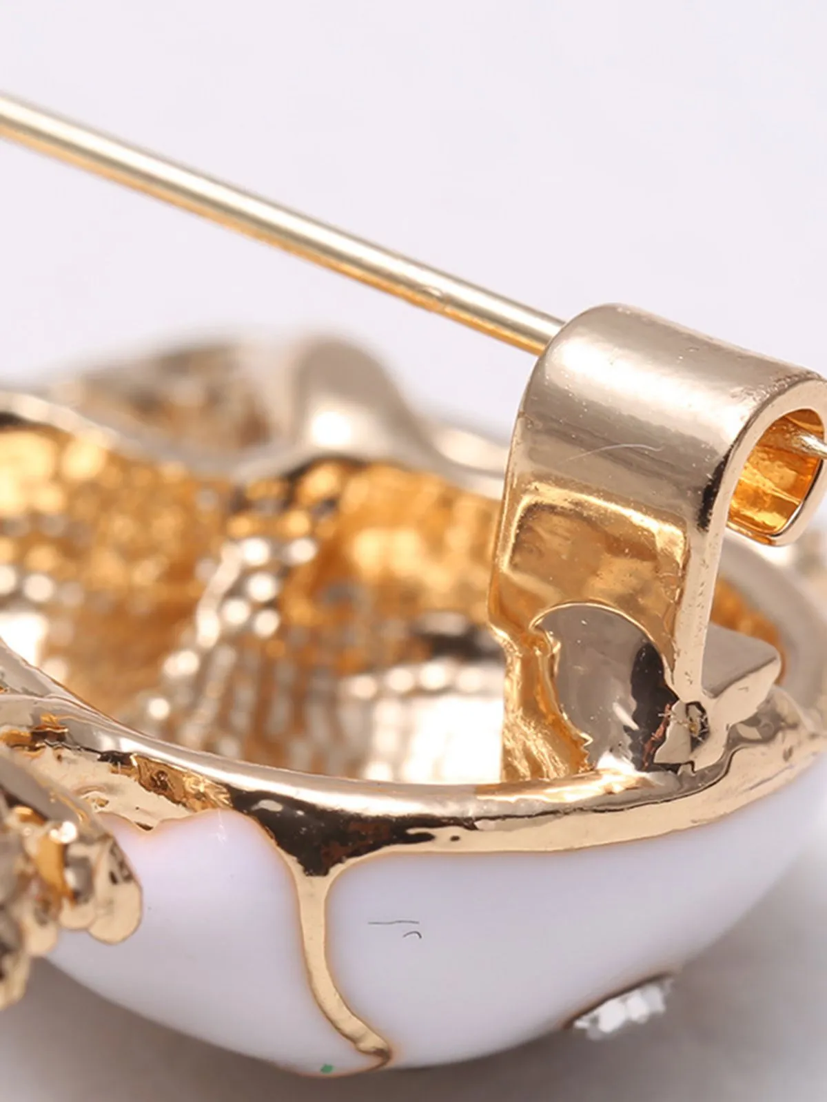 Retro Christmas Snowman Rhinestone Brooch sold by Retro Stage product image thumbnail 3