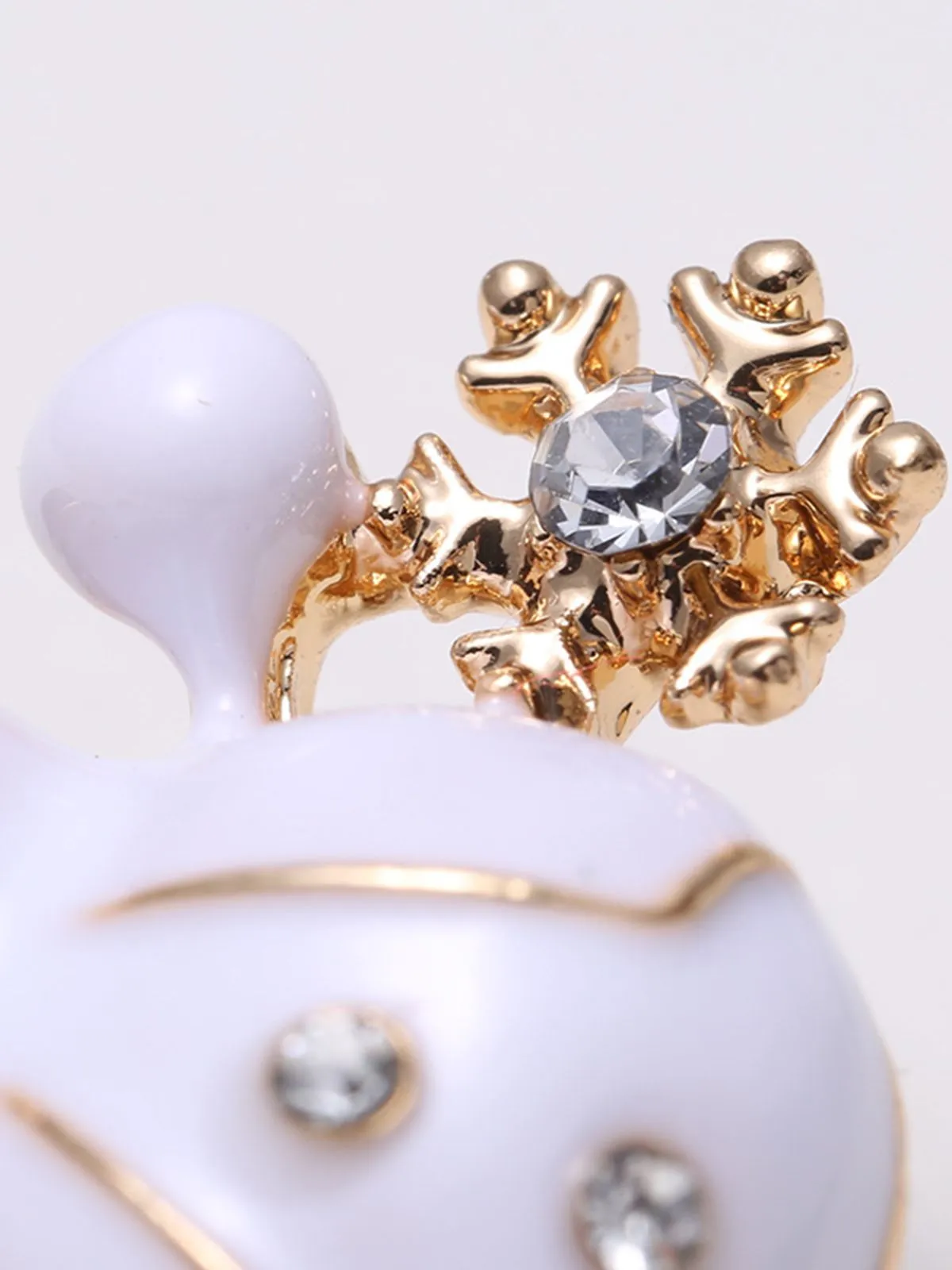 Retro Christmas Snowman Rhinestone Brooch sold by Retro Stage product image thumbnail 2