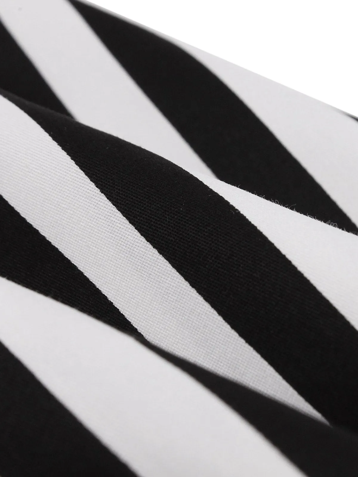 Black 1950s Vertical Stripes Halter Dress sold by Retro Stage product image thumbnail 4