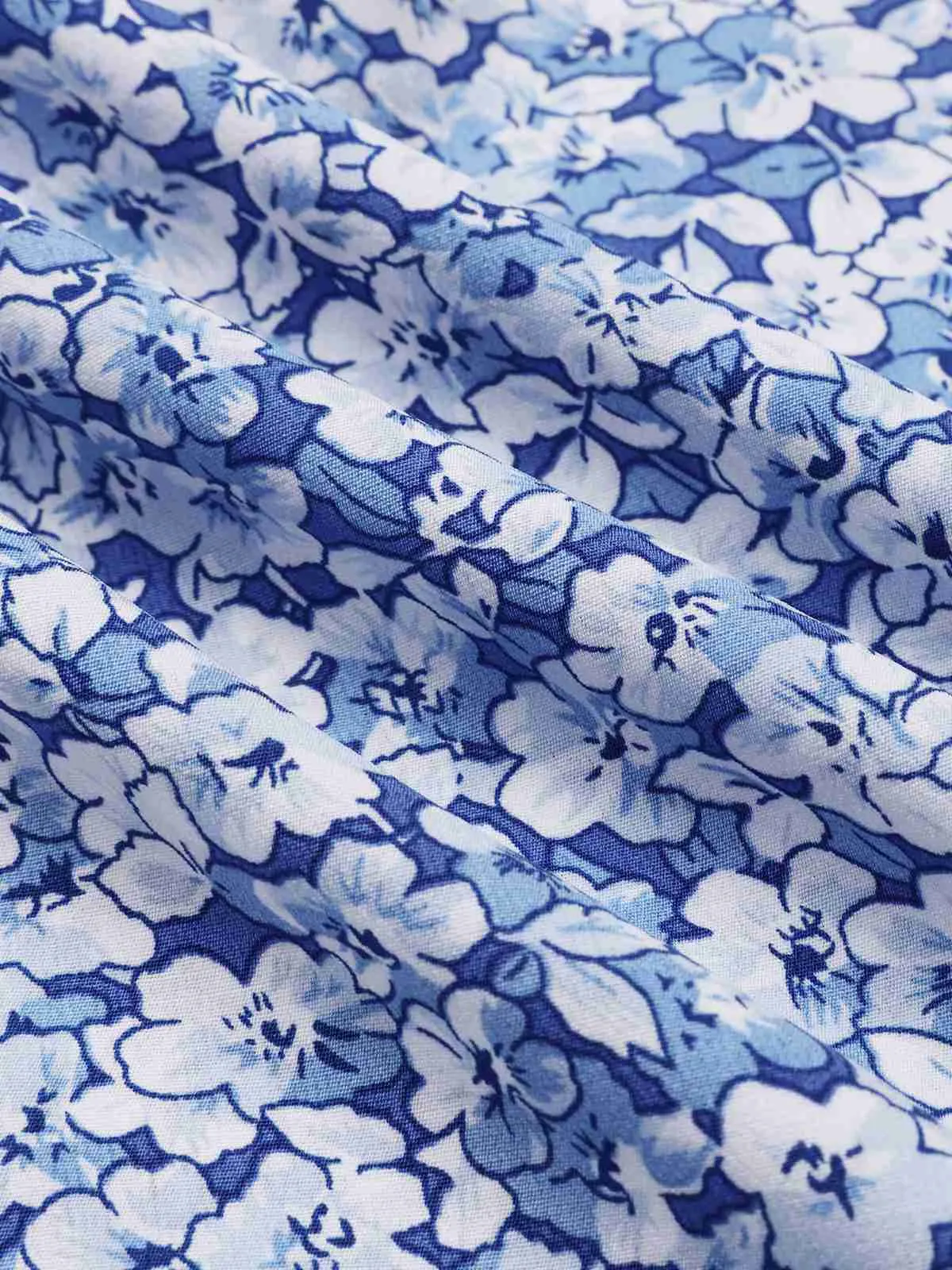 Blue 1950s Ditsy Floral Layered Skirt sold by Retro Stage product image thumbnail 4