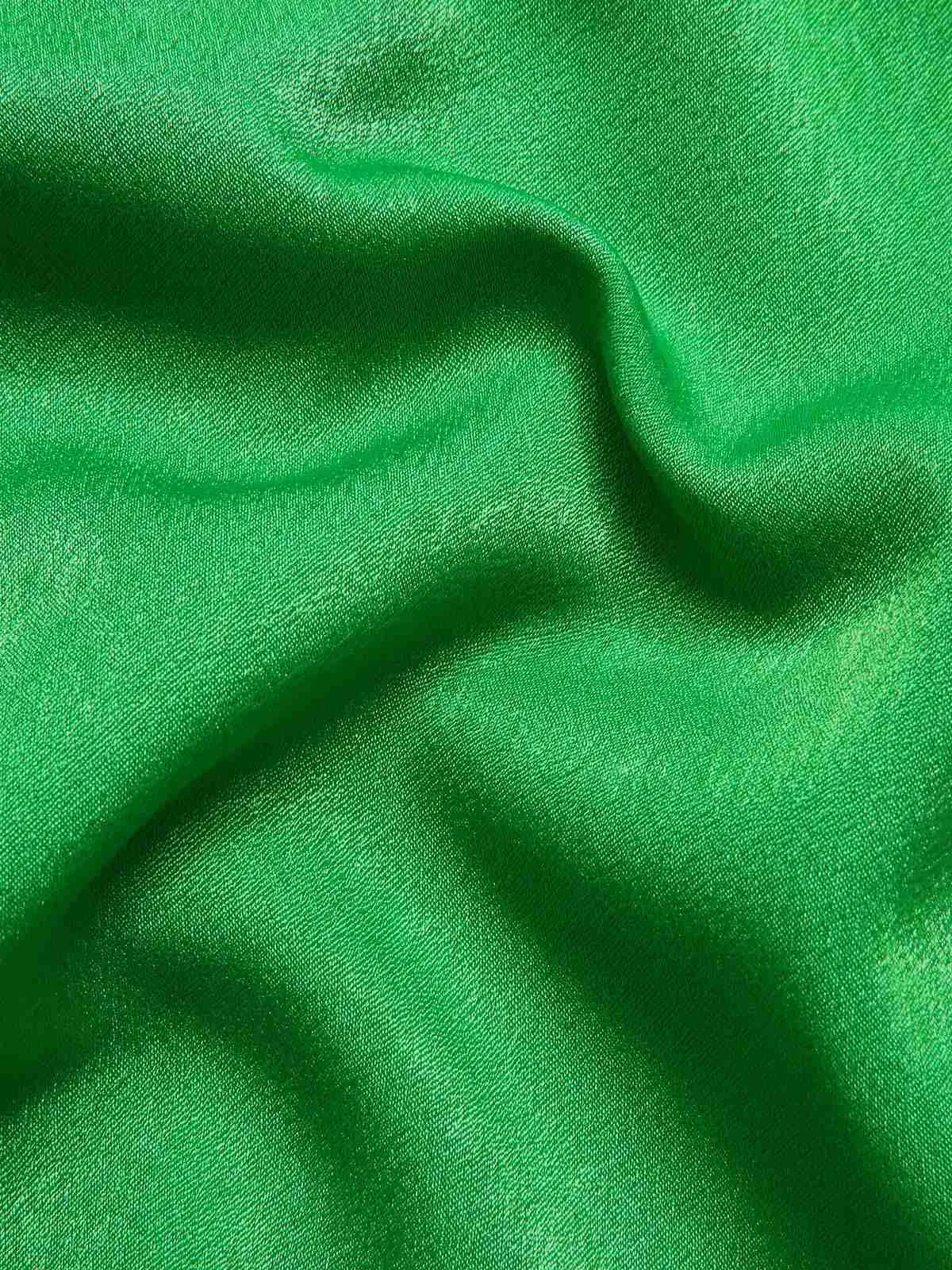 Bright Green 1970s Back Cross Straps Dress sold by Retro Stage product image thumbnail 4