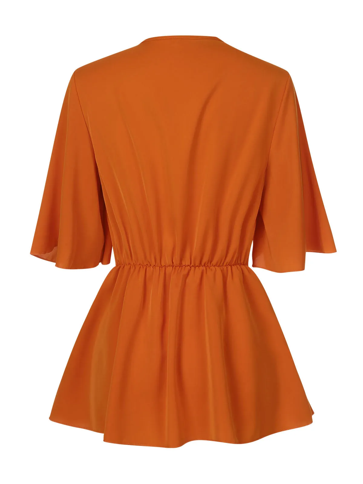 1930s Elegant Short-Sleeved Tie Waist Blouse sold by Retro Stage product image thumbnail 3