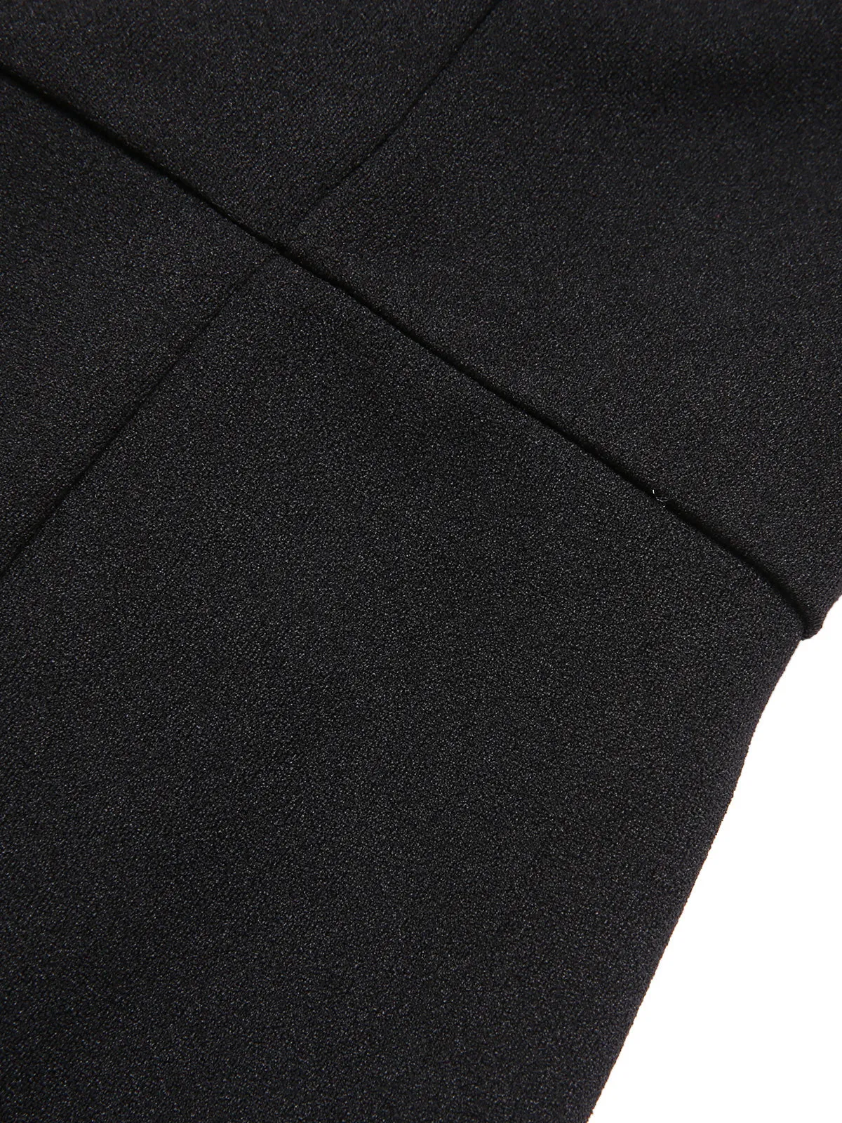 Black 1960s Rhinestone Solid Halter Dress sold by Retro Stage product image thumbnail 5