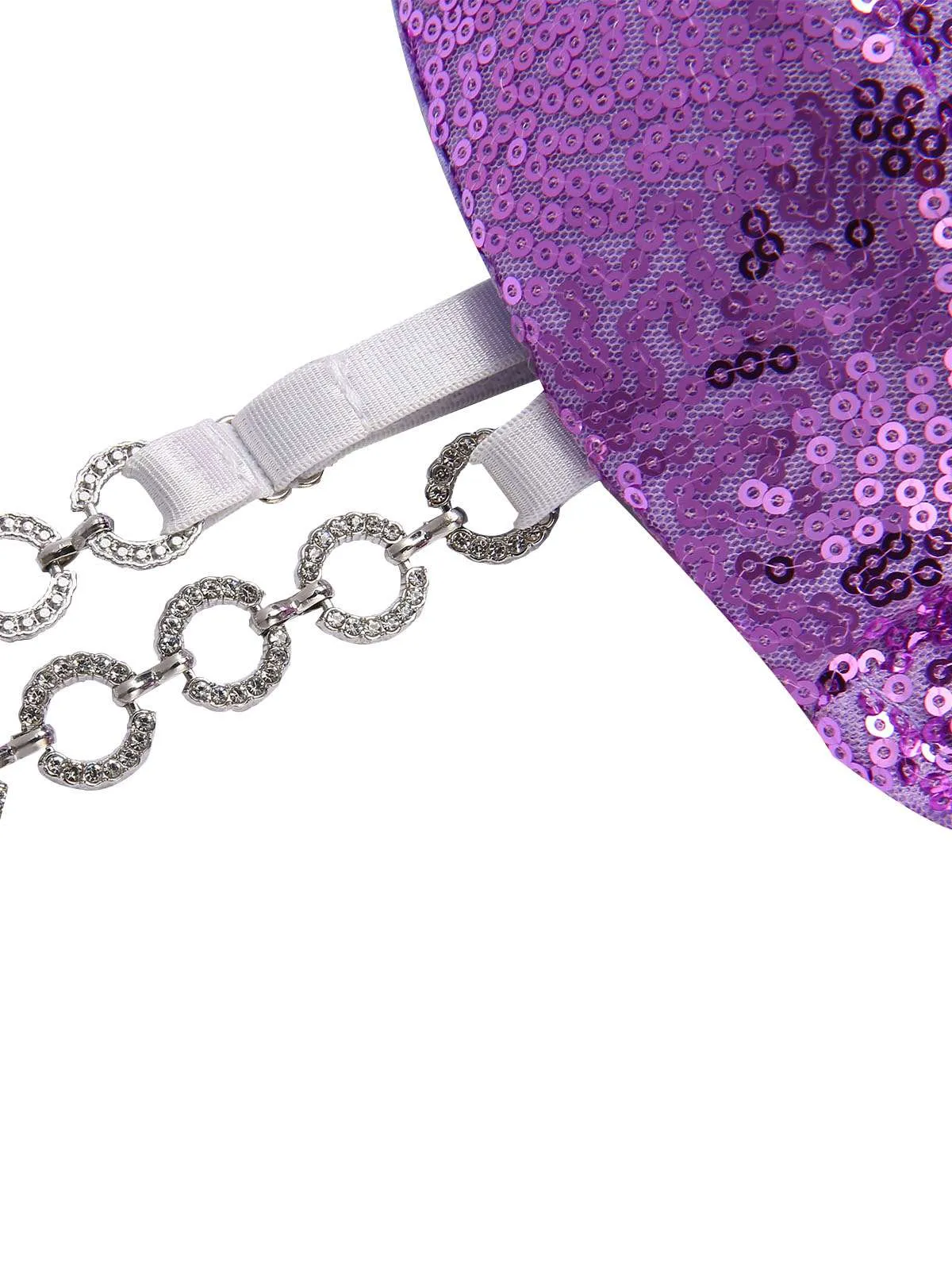 1970s Sequined Feather Spaghetti Strap Dress sold by Retro Stage product image thumbnail 5