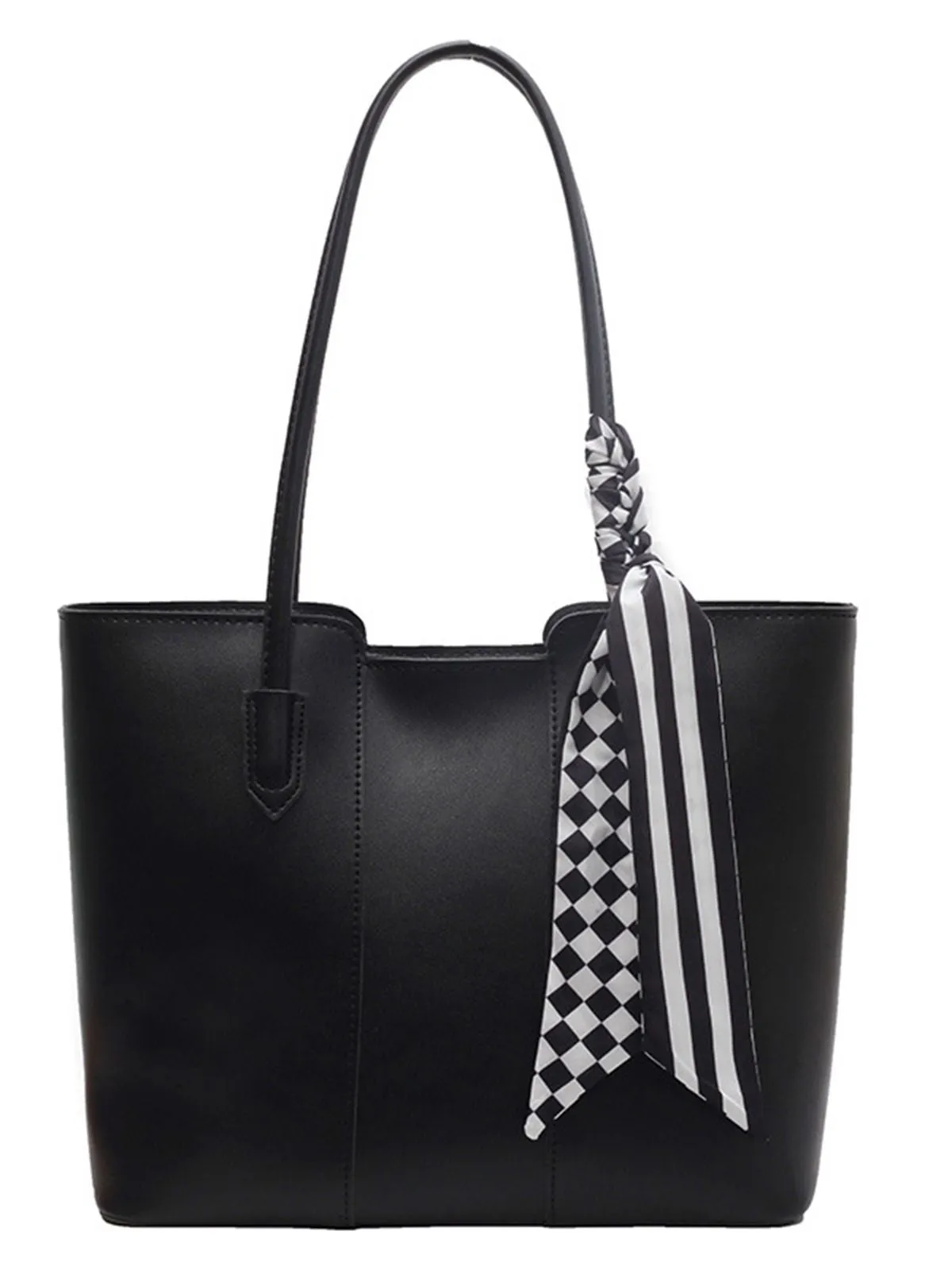 Vintage Scarf-Tied Shoulder Tote Bag sold by Retro Stage