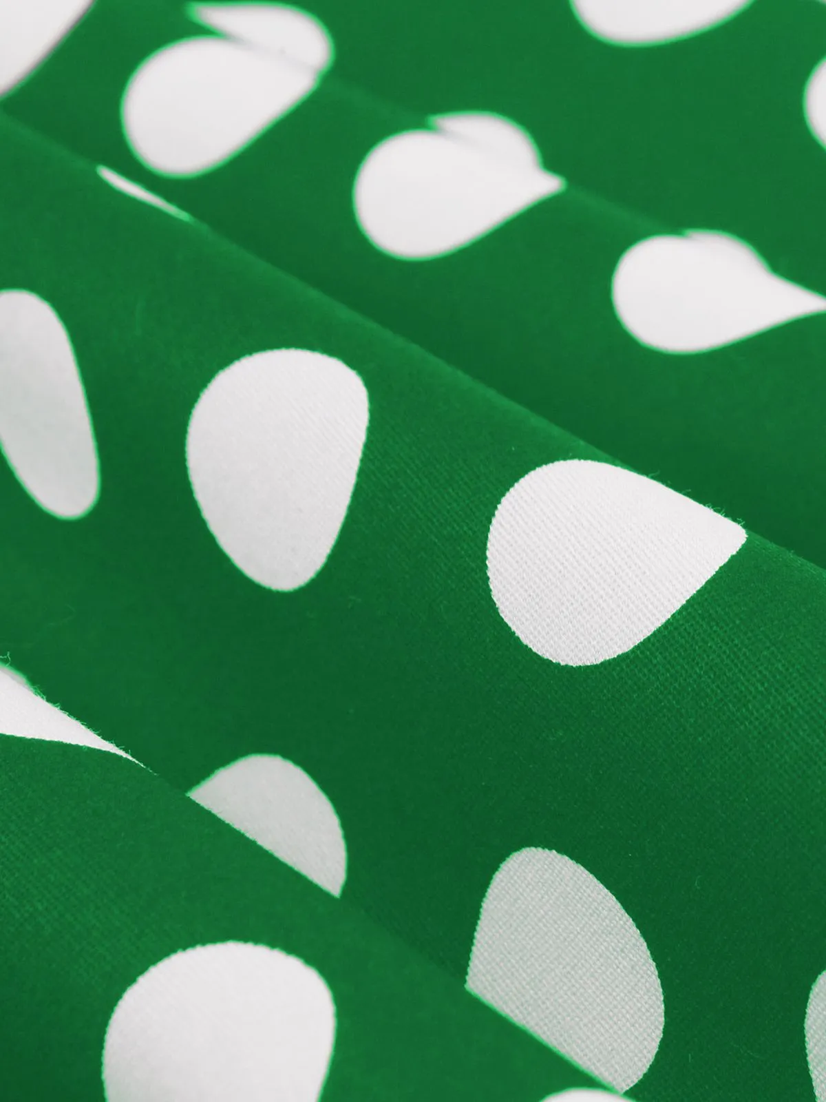 1950s Polka Dot Patchwork Short Sleeves Dress sold by Retro Stage product image thumbnail 5