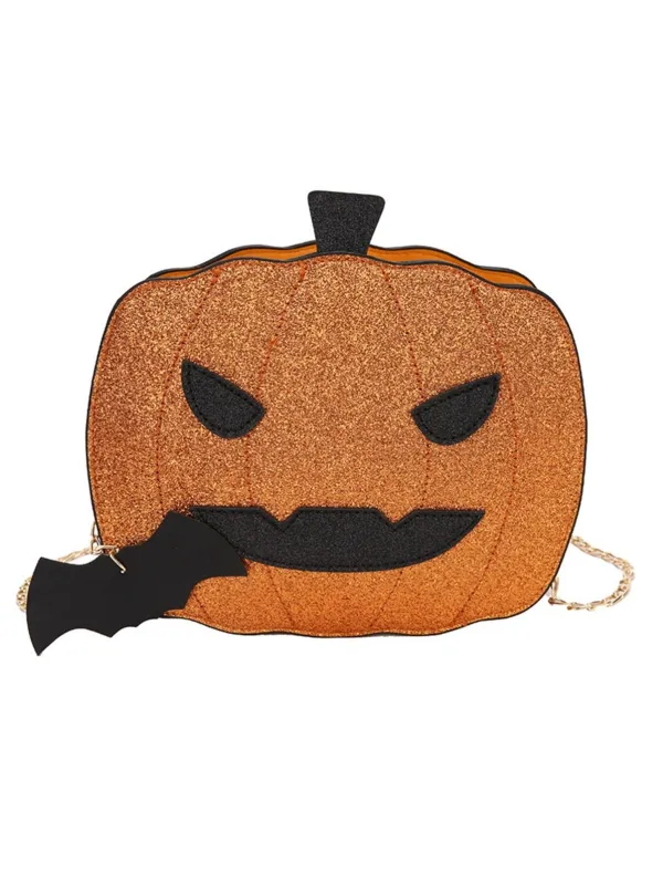 Retro Halloween Pumpkin Shoulder Bag sold by Retro Stage