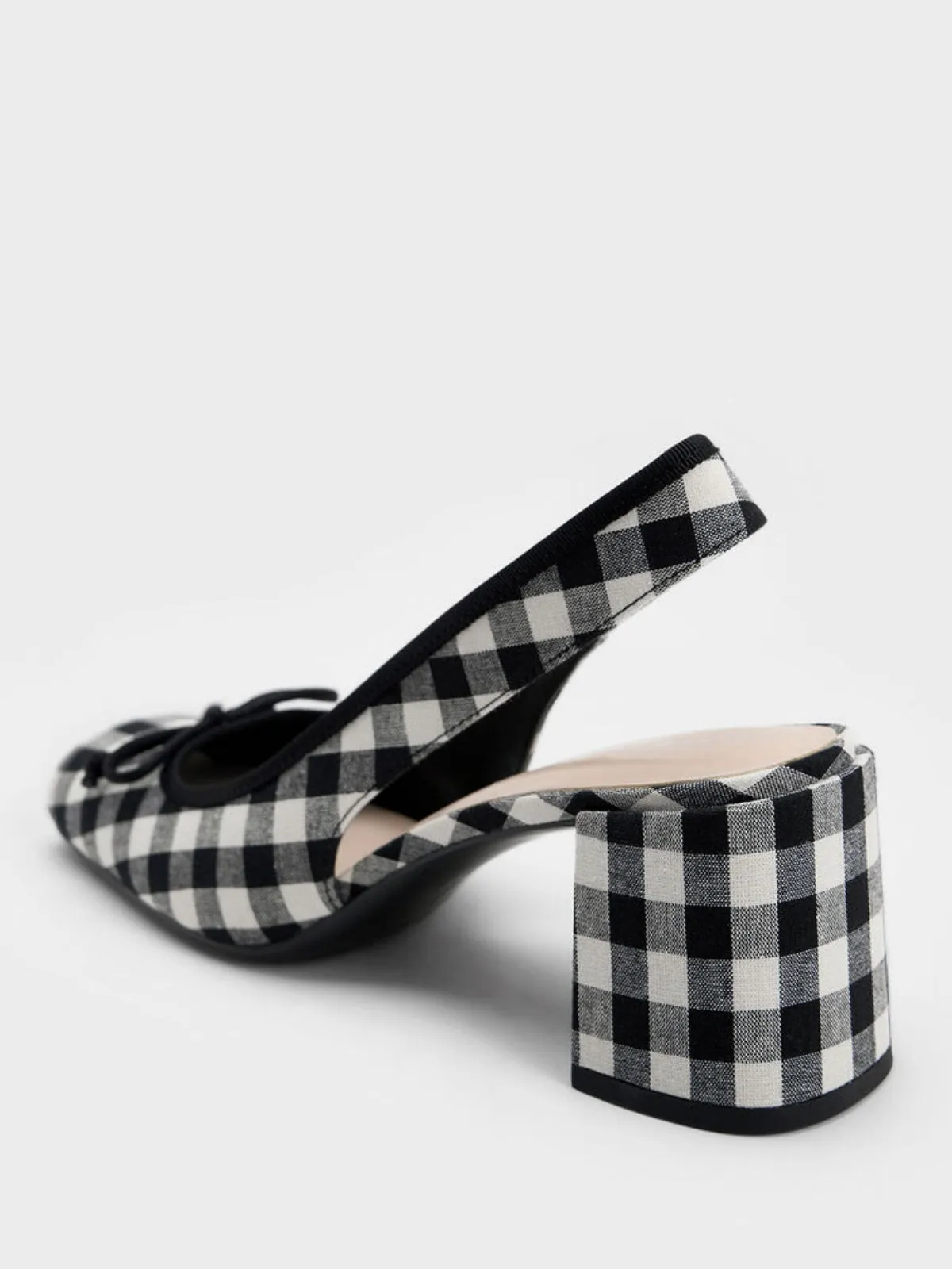 Retro Mary Jane Plaid Chunky Heel Shoes sold by Retro Stage product image thumbnail 3
