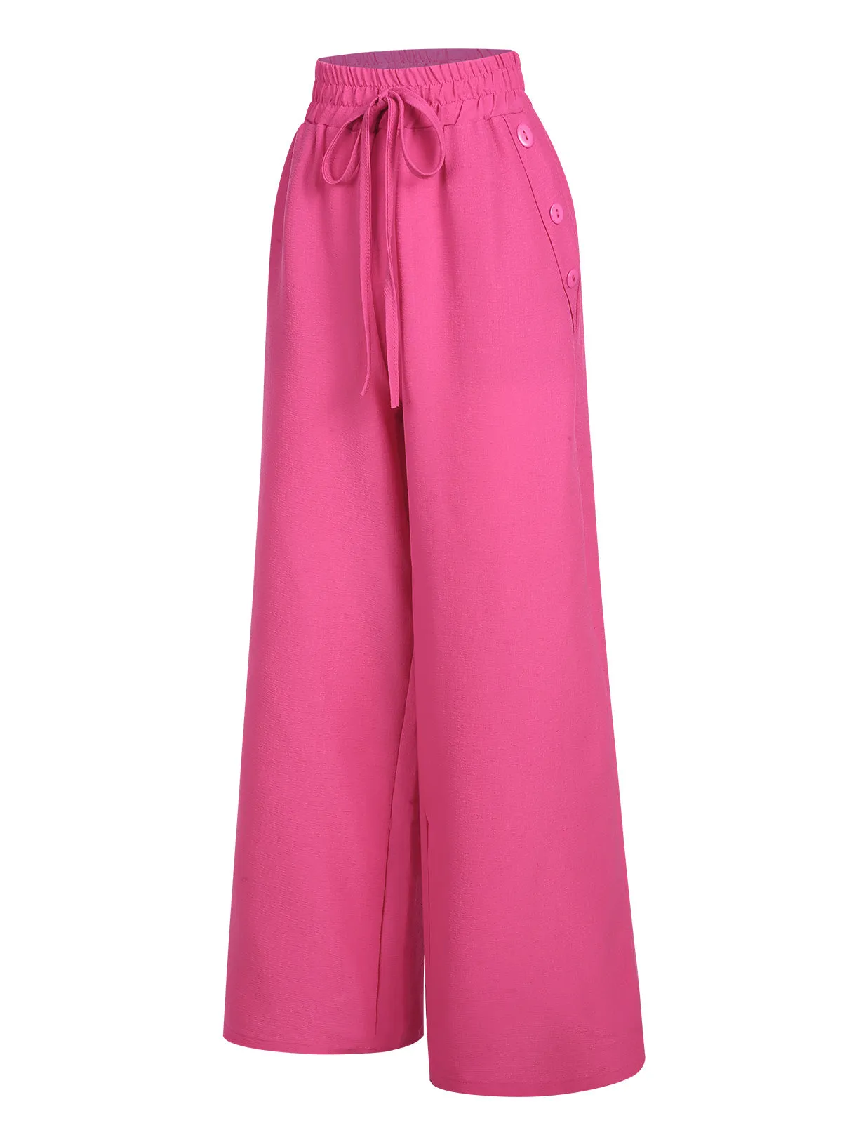 1940s Solid Elastic Waist Loose Pants sold by Retro Stage product image thumbnail 2