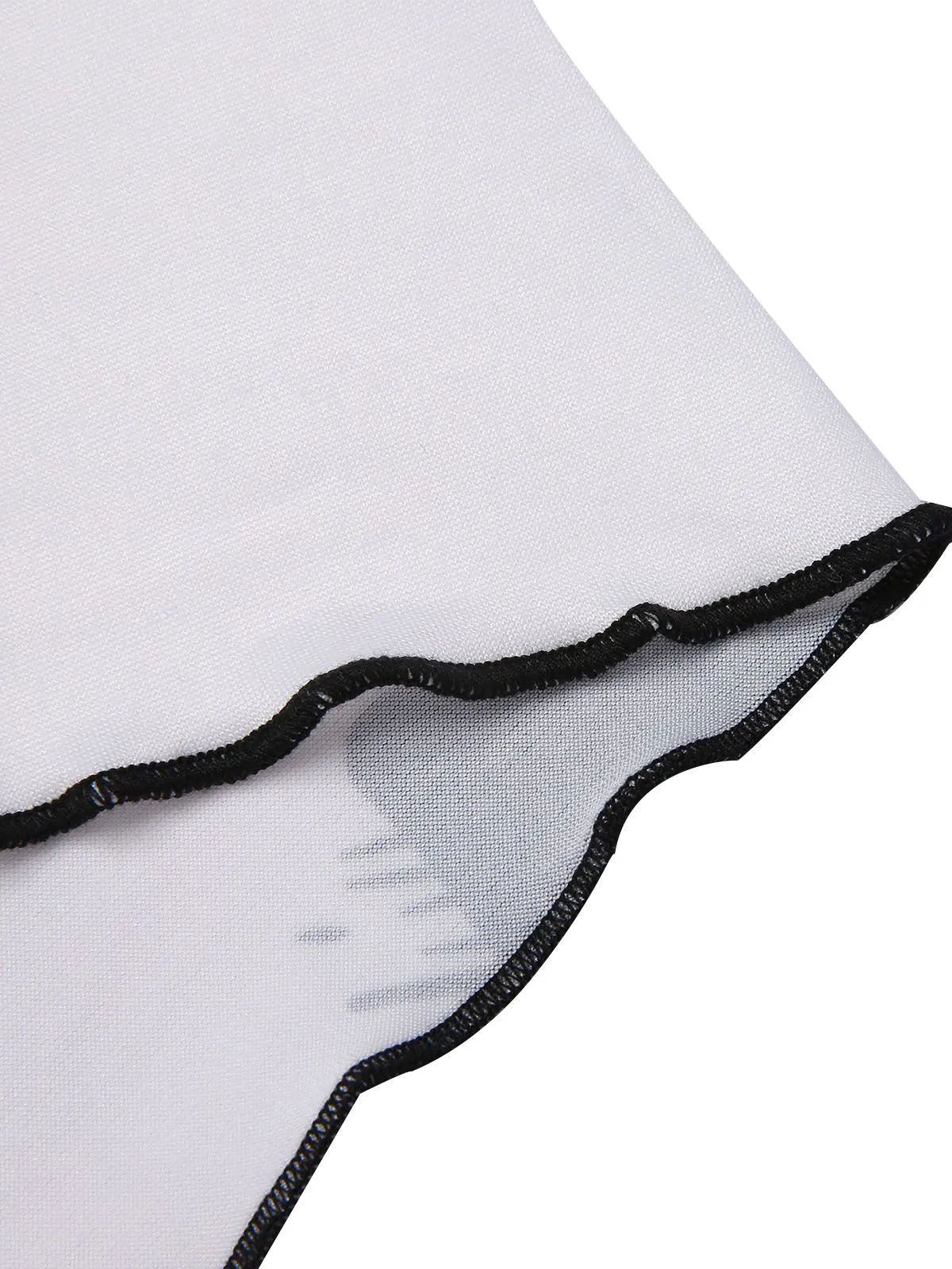 White 1950s Strap Heart Print Sleepwear sold by Retro Stage product image thumbnail 4