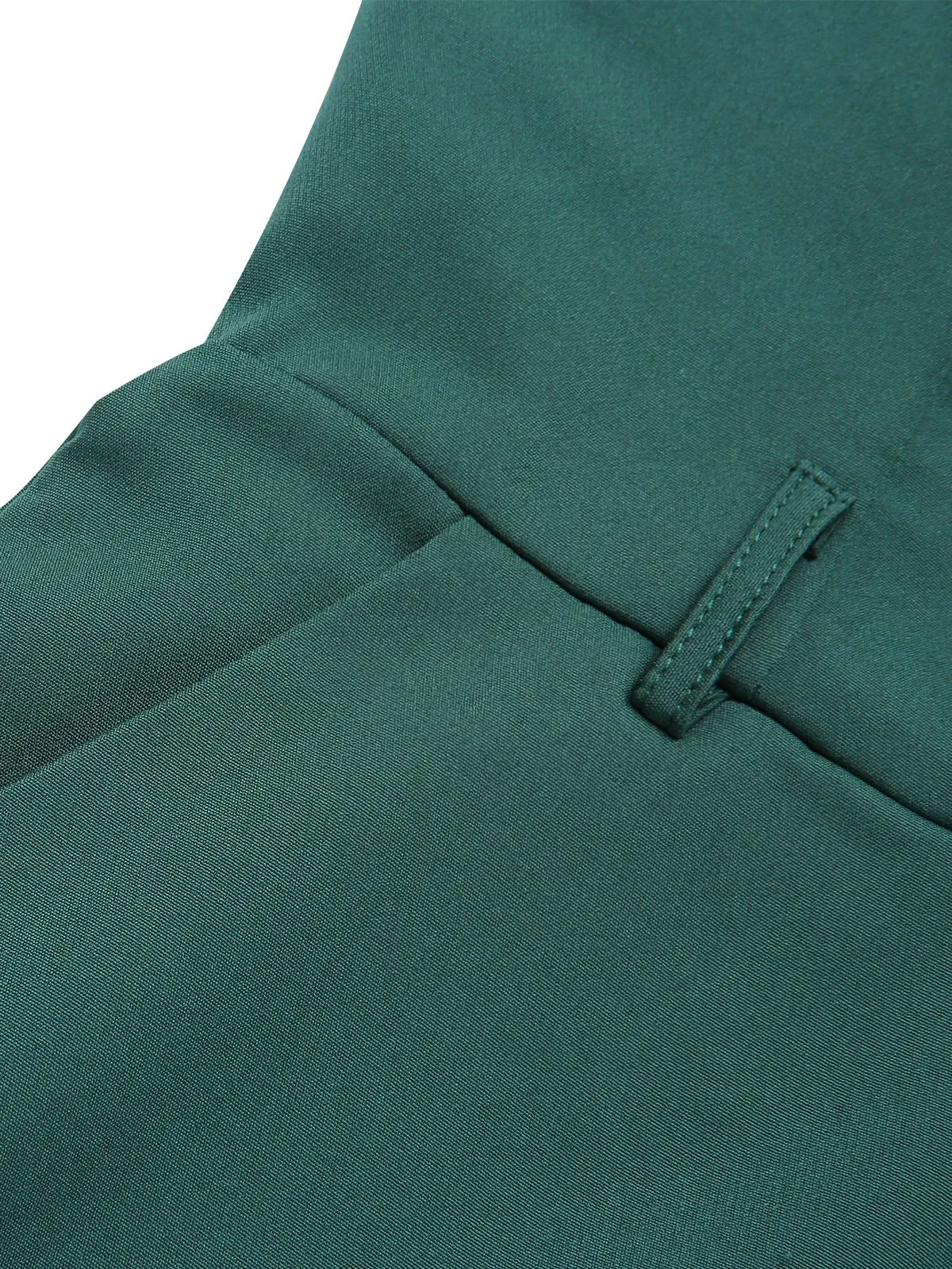 1930s Solid Button Halter Lapel Jumpsuit sold by Retro Stage product image thumbnail 5