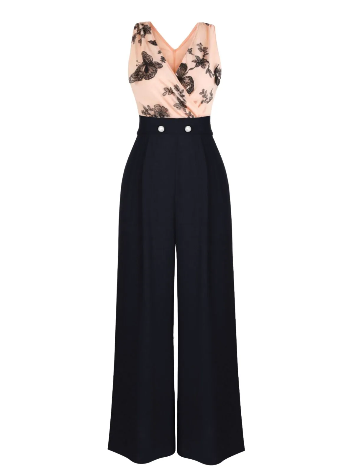 1930s Butterfly Button Patchwork Jumpsuit sold by Retro Stage product image thumbnail 2