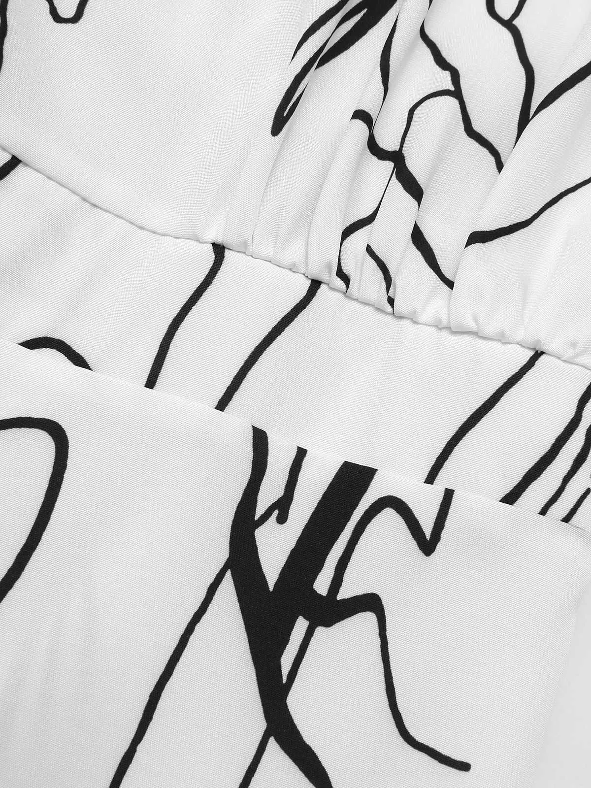 White 1930s Round Neck Sleeveless Jumpsuit sold by Retro Stage product image thumbnail 4