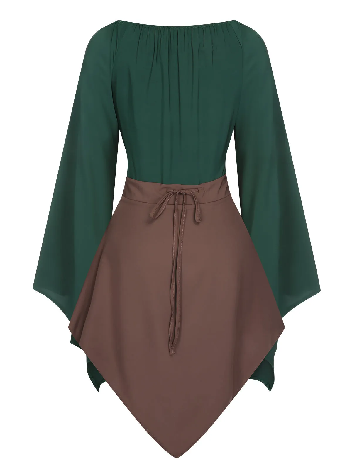 1950s Halloween Bat Sleeves Patchwork Dress sold by Retro Stage product image thumbnail 3