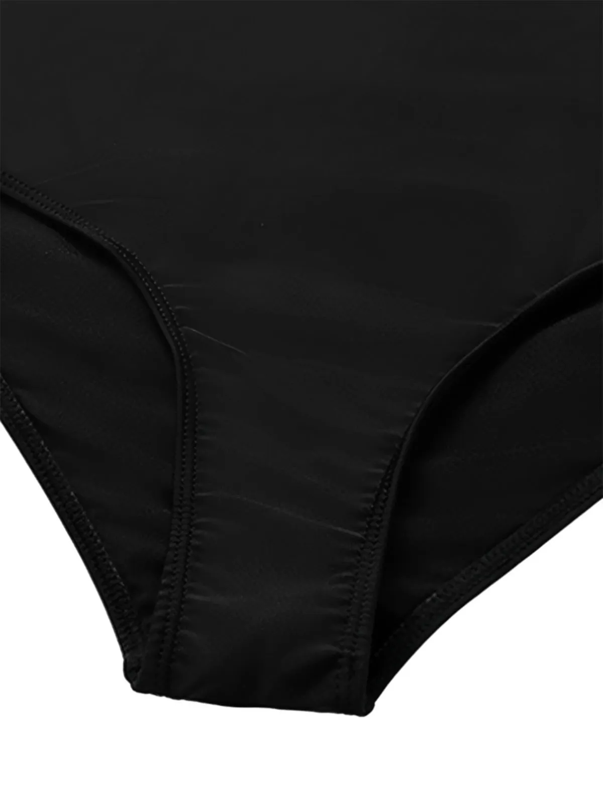 Black 1930s 3D Pearl Floral One-Piece Swimsuit sold by Retro Stage product image thumbnail 3