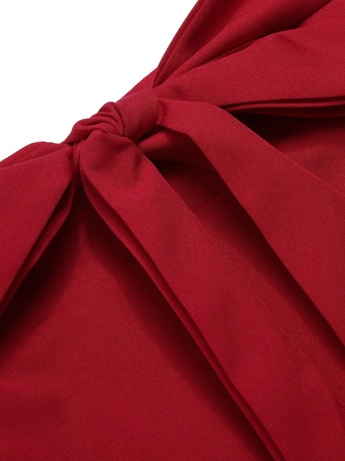 1960s Solid Tie-Up Mermaid Long Skirt sold by Retro Stage product image thumbnail 4