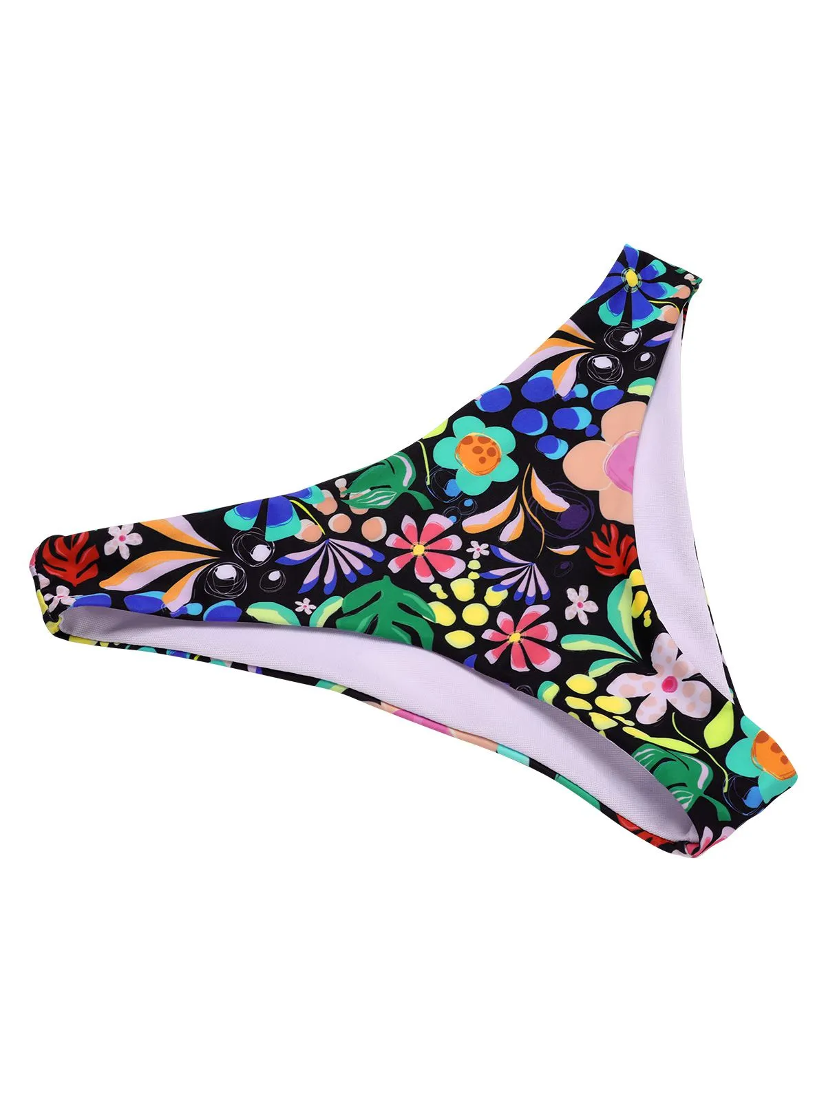 1970s Hippie Floral Strap One-Piece Swimsuit sold by Retro Stage product image thumbnail 5