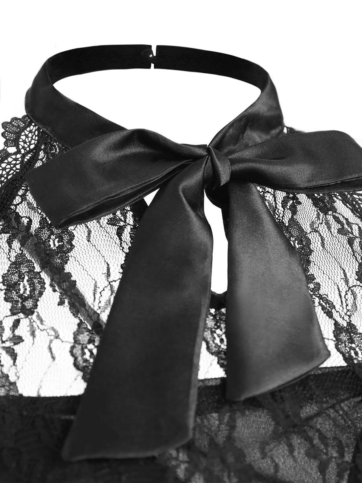 Halloween Gothic Steampunk Lace Dress sold by Retro Stage product image thumbnail 4
