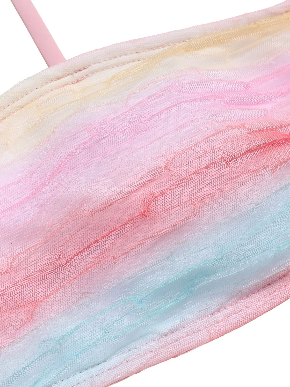 Multicolor 1960s Rainbow Mesh Bow Swimsuit sold by Retro Stage product image thumbnail 5