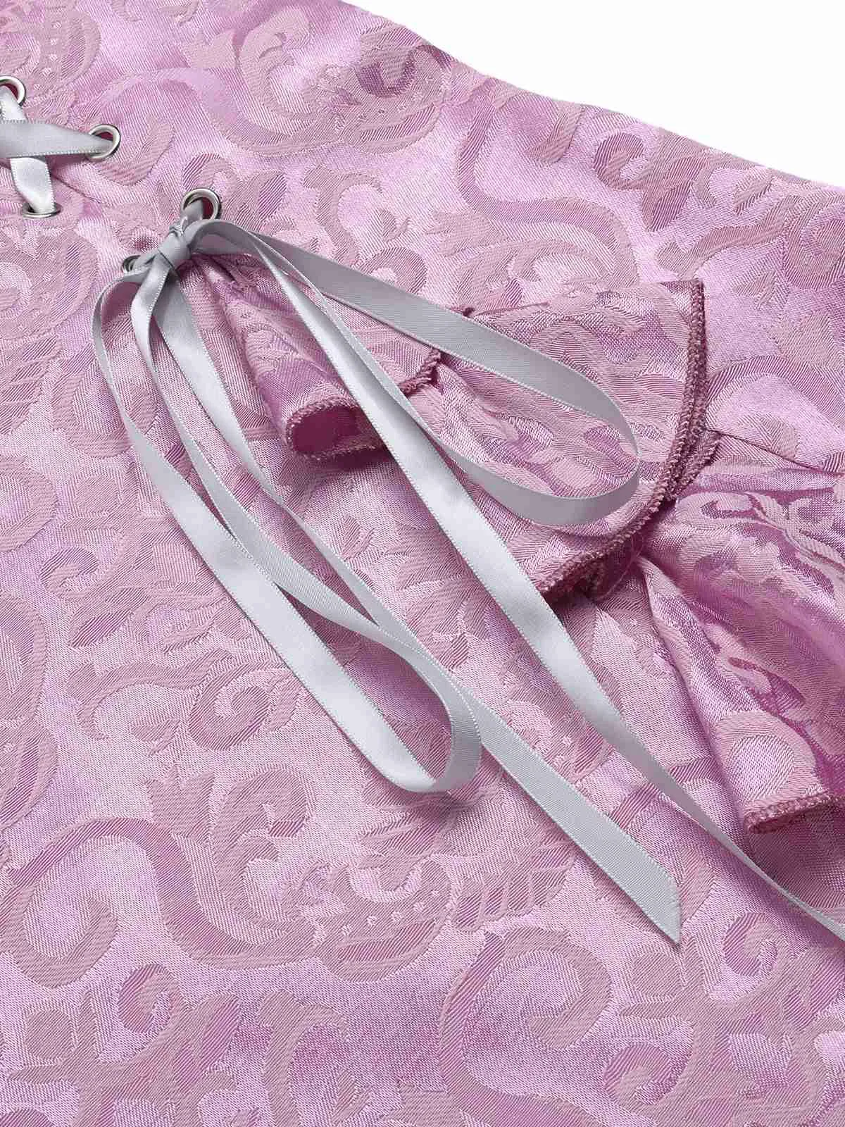 Vintage 1930s Punk Lace-Up Mermaid Skirt sold by Retro Stage product image thumbnail 4