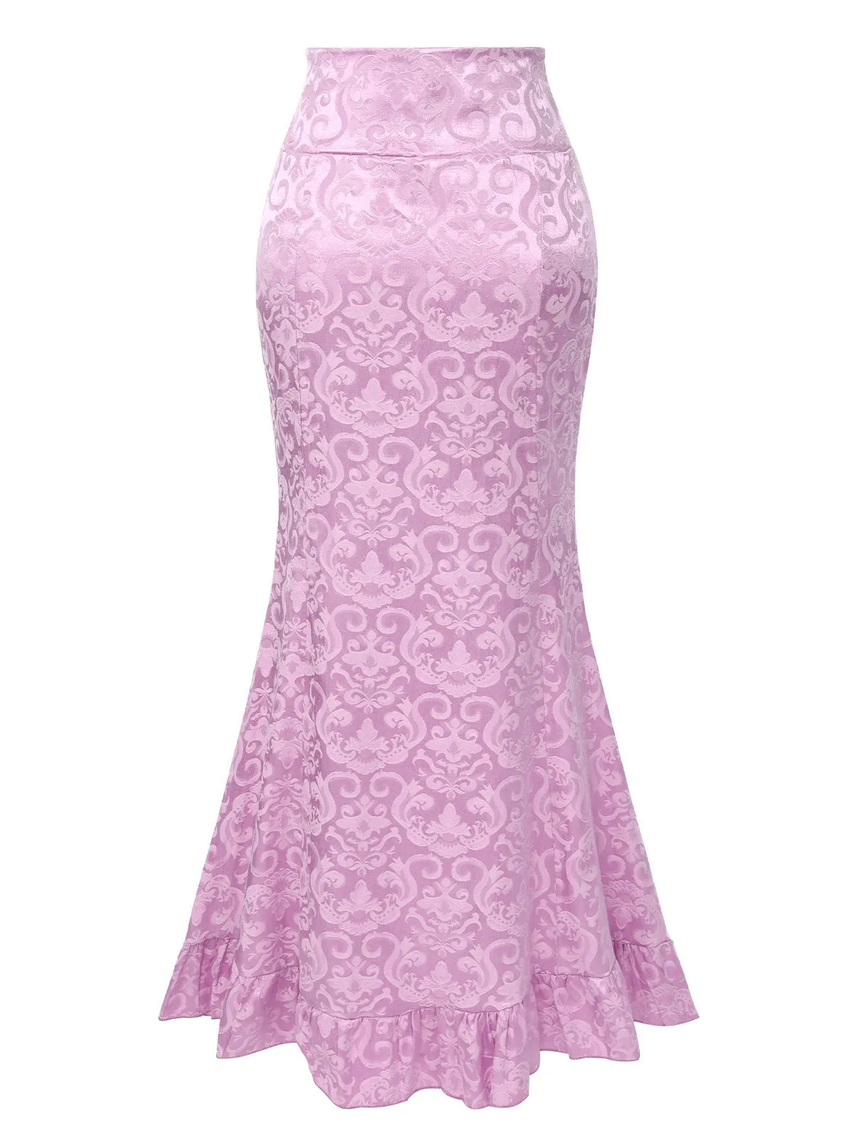 Vintage 1930s Punk Lace-Up Mermaid Skirt sold by Retro Stage product image thumbnail 3