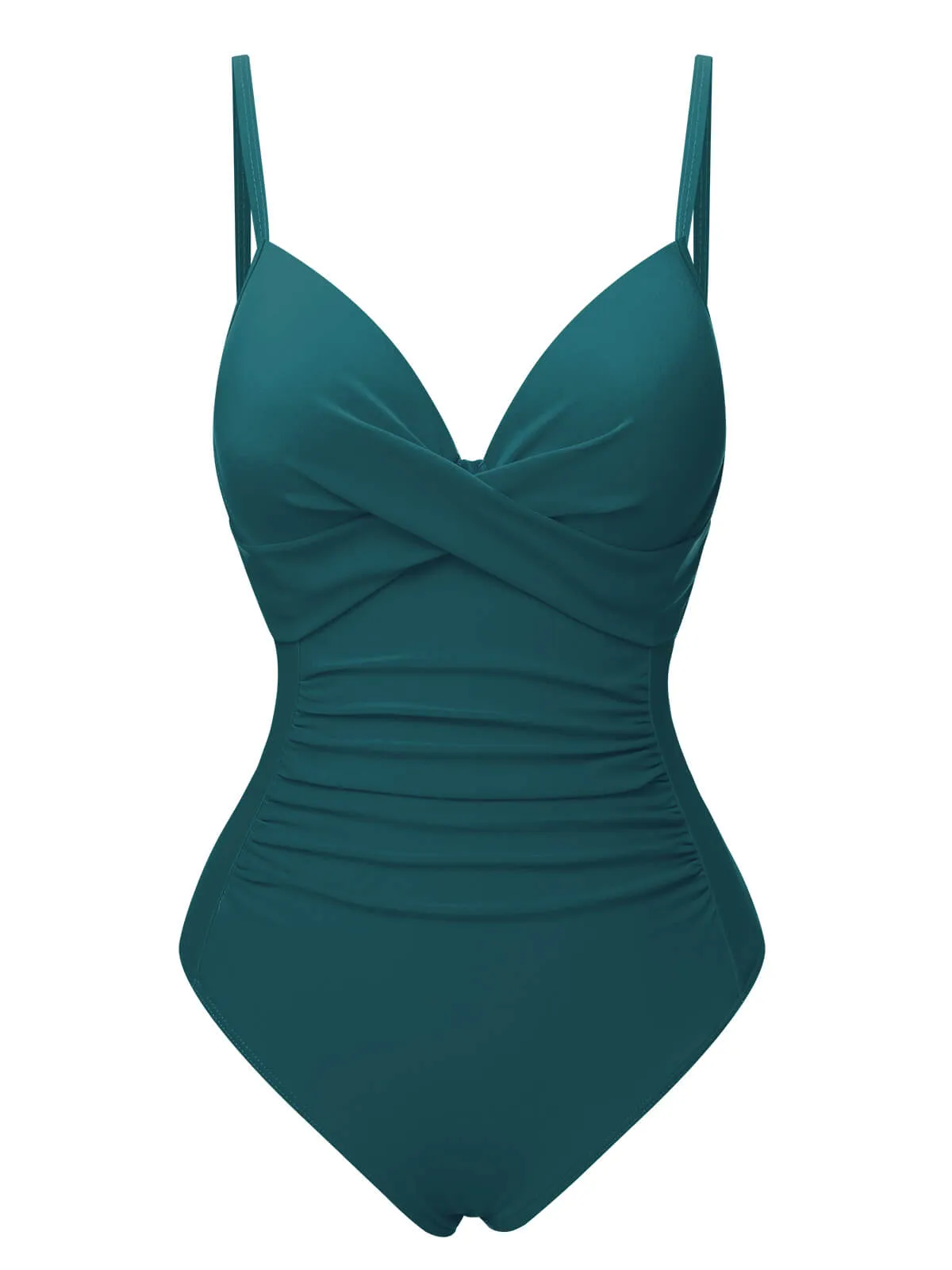 1940s Solid Bandage One-Piece Swimsuit sold by Retro Stage