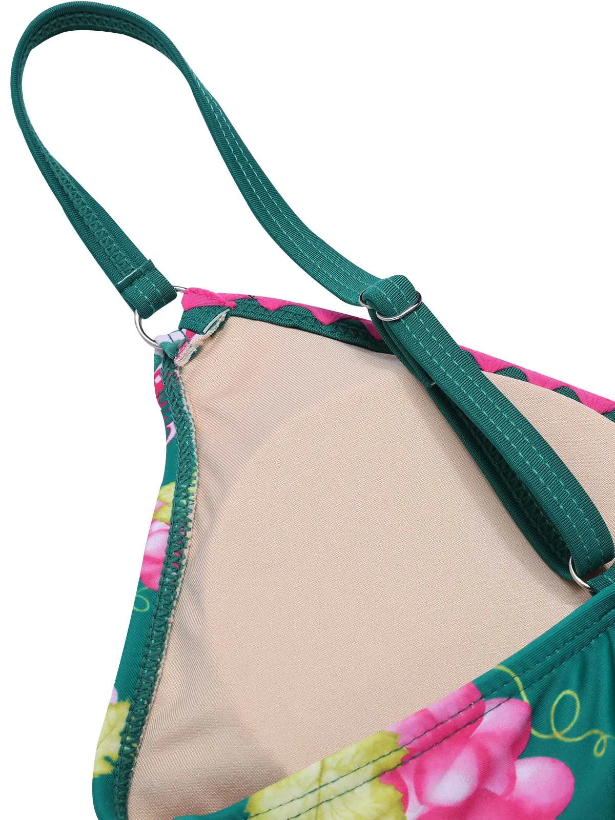 1950s Deep V Grape One-Piece Swimsuit sold by Retro Stage product image thumbnail 4