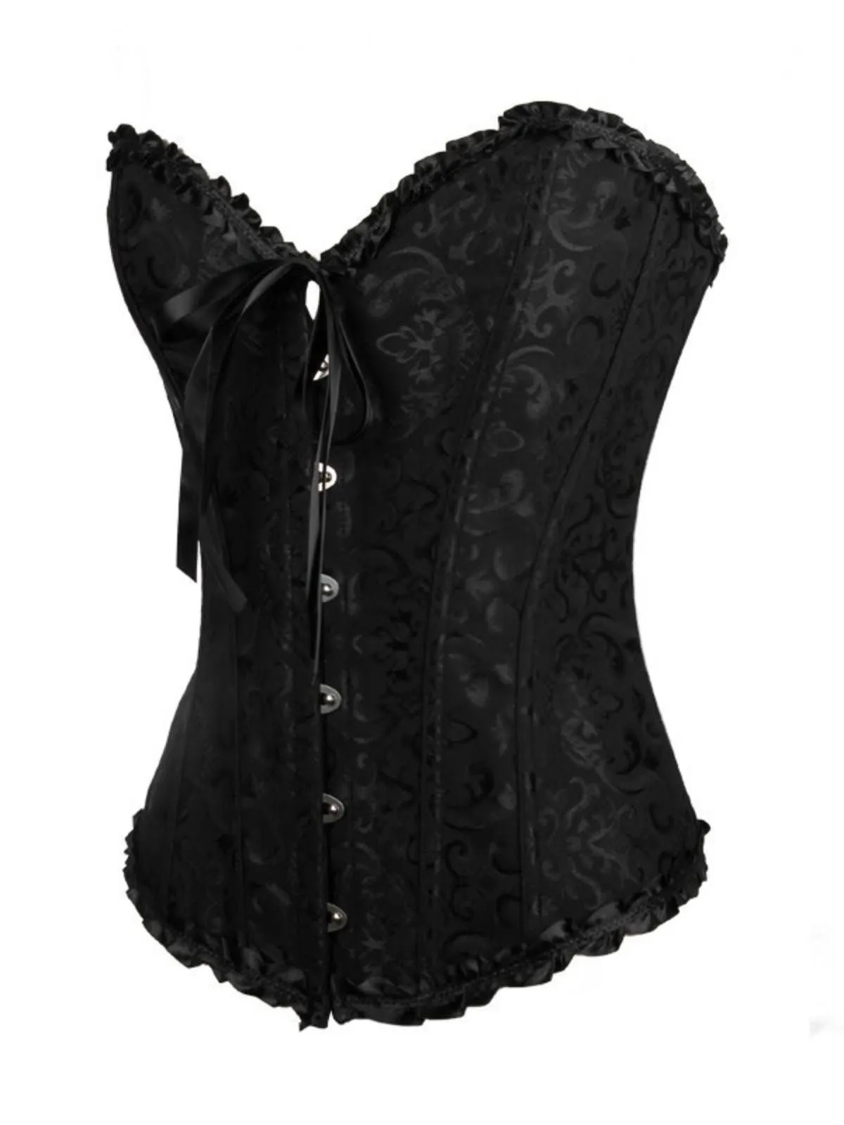 Steampunk Gothic Lace Overbust Corset sold by Retro Stage product image thumbnail 2