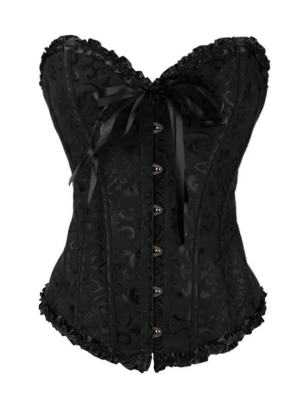 Steampunk Gothic Lace Overbust Corset sold by Retro Stage
