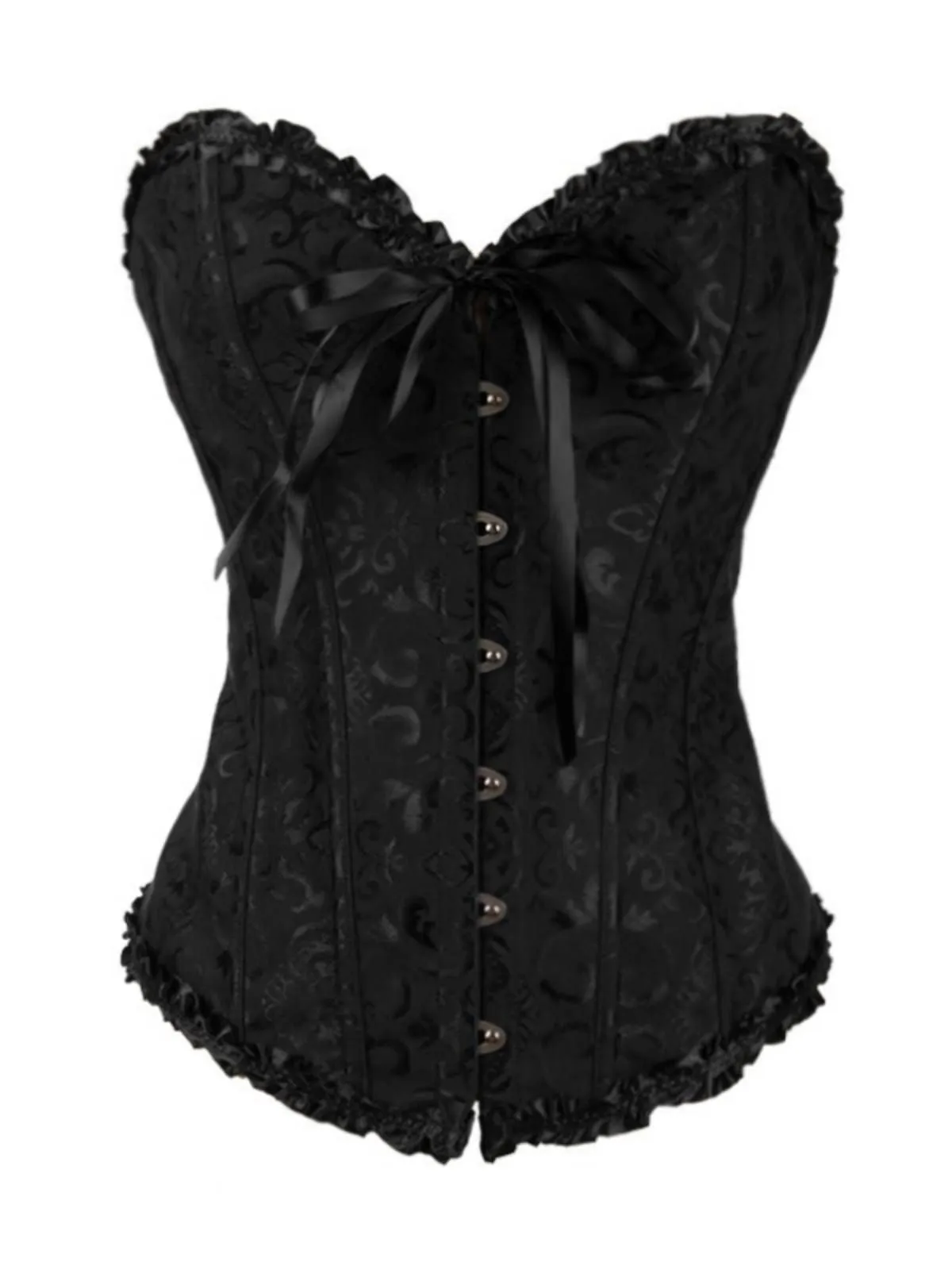 Steampunk Gothic Lace Overbust Corset sold by Retro Stage
