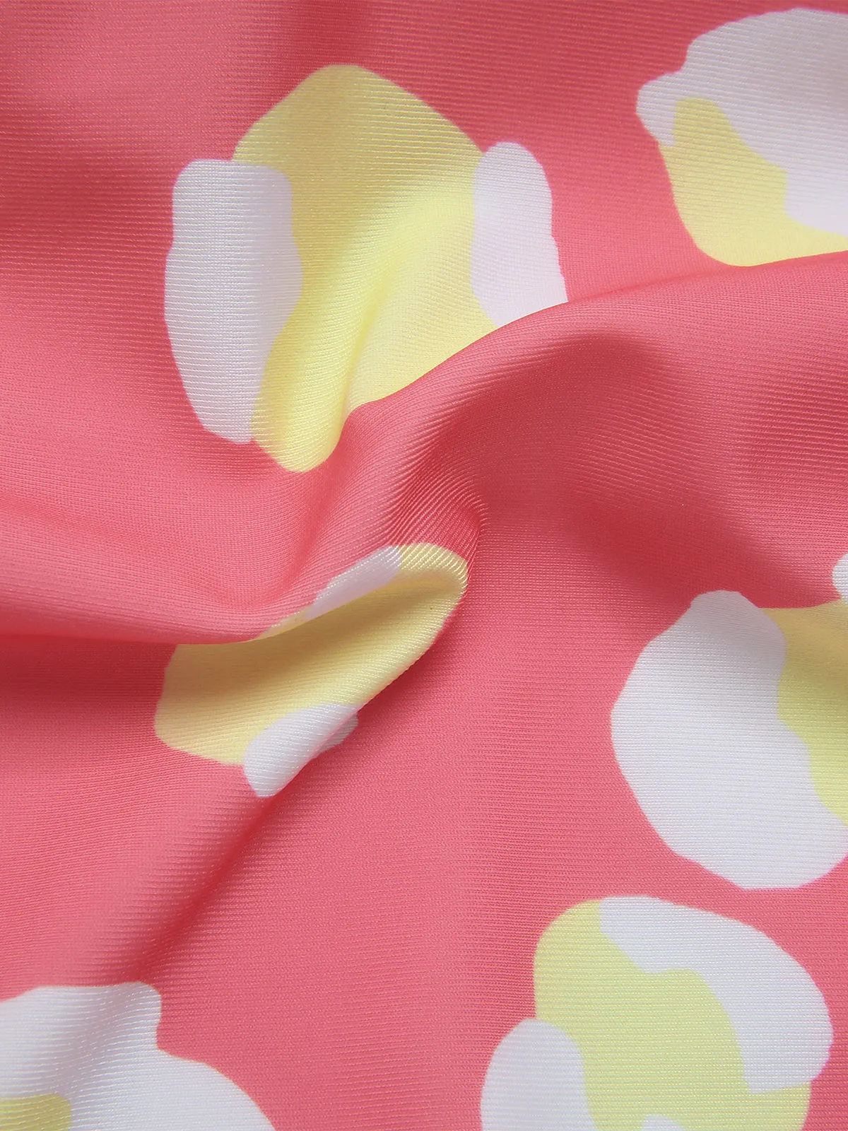 Multicolor 1950s Cartoon Patchwork Swimsuit sold by Retro Stage product image thumbnail 4